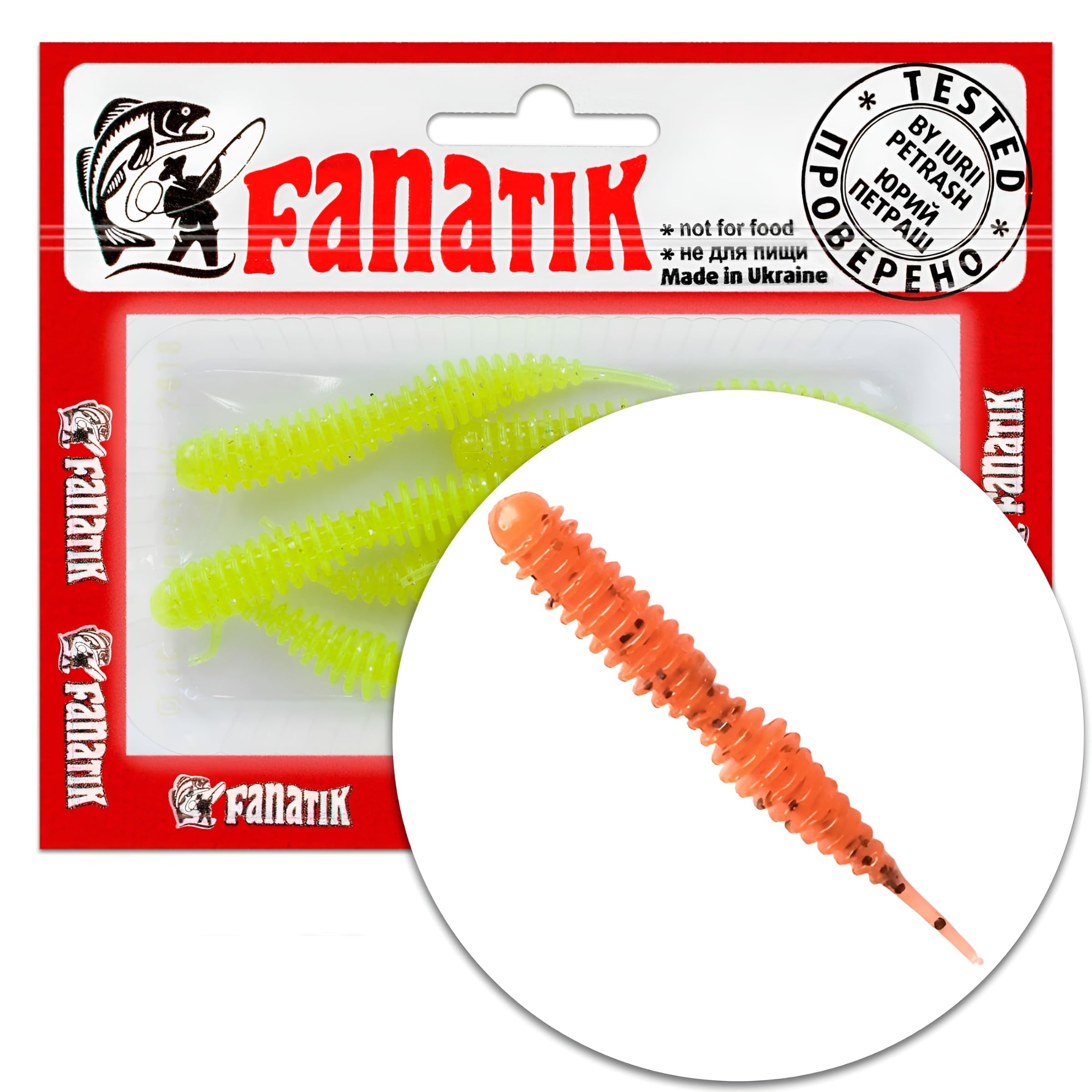 FANATIK Soft lures DAGGER 1.6" 2.5" 4" 4-10cm Silicone Fishing Bait Artificial Sofbaits Twister Jig Minnow Drop Shot Fanatic (023, 1.6" - 4.1cm - 10pcs.)