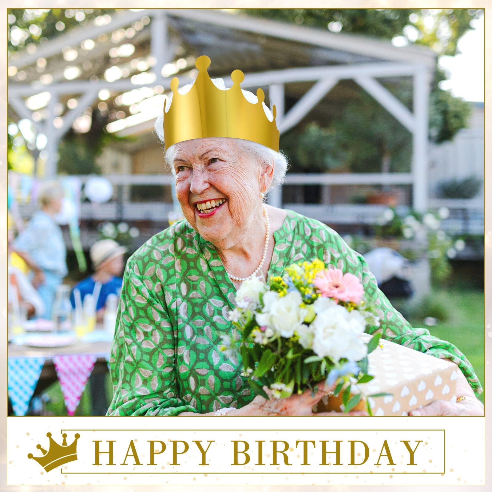 100 coronas de papel doradas para cumpleaños, Año Nuevo, coronas de fiesta, corona de rey, sombreros de papel a granel, suministros de celebración para niños y adultos (estilo elegante)