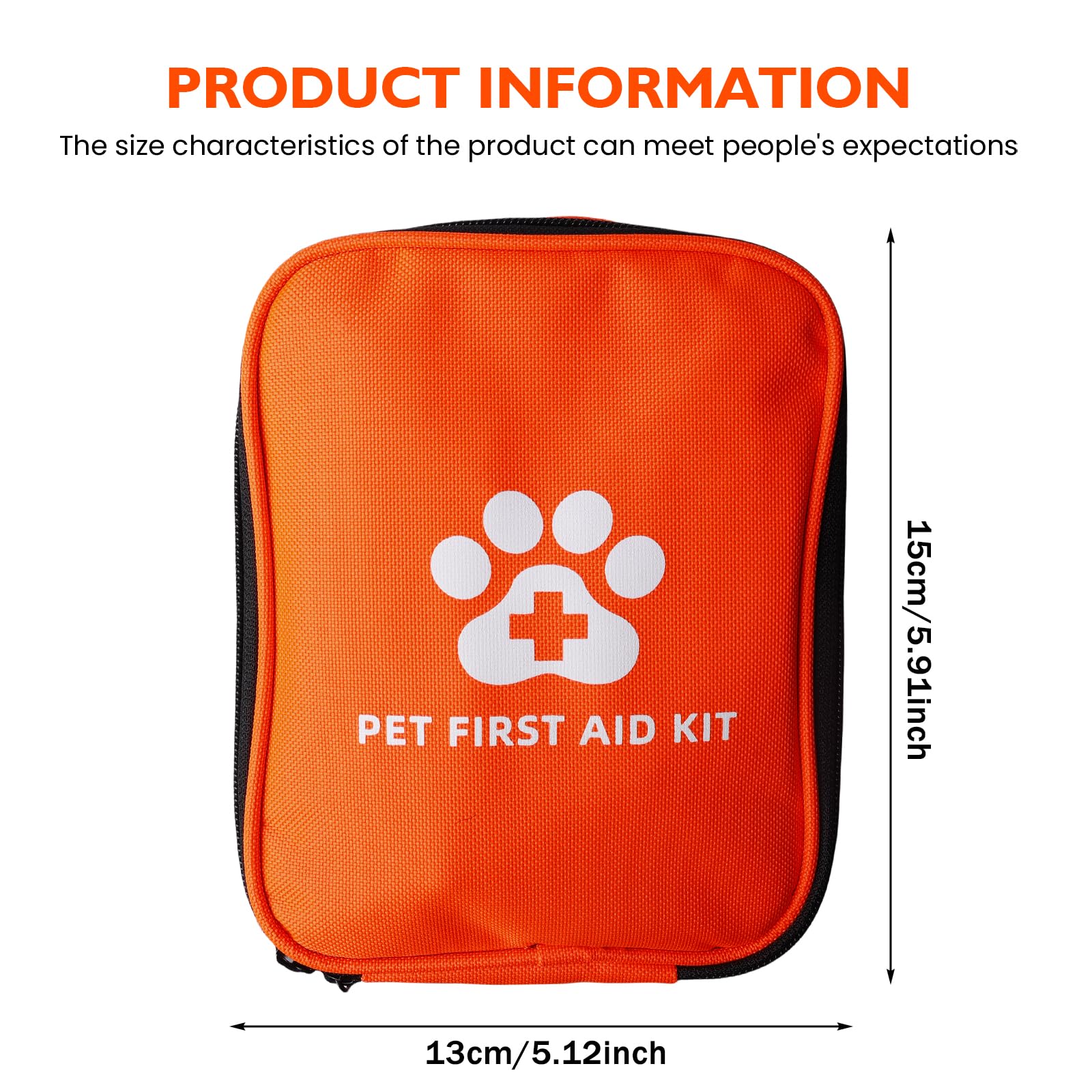 Juego de primeros auxilios para perros y gatos, 118 piezas, farmacia de viaje, farmacia de viaje, mascotas, farmacia para perros, kit de primeros auxilios para emergencias en viajes al aire