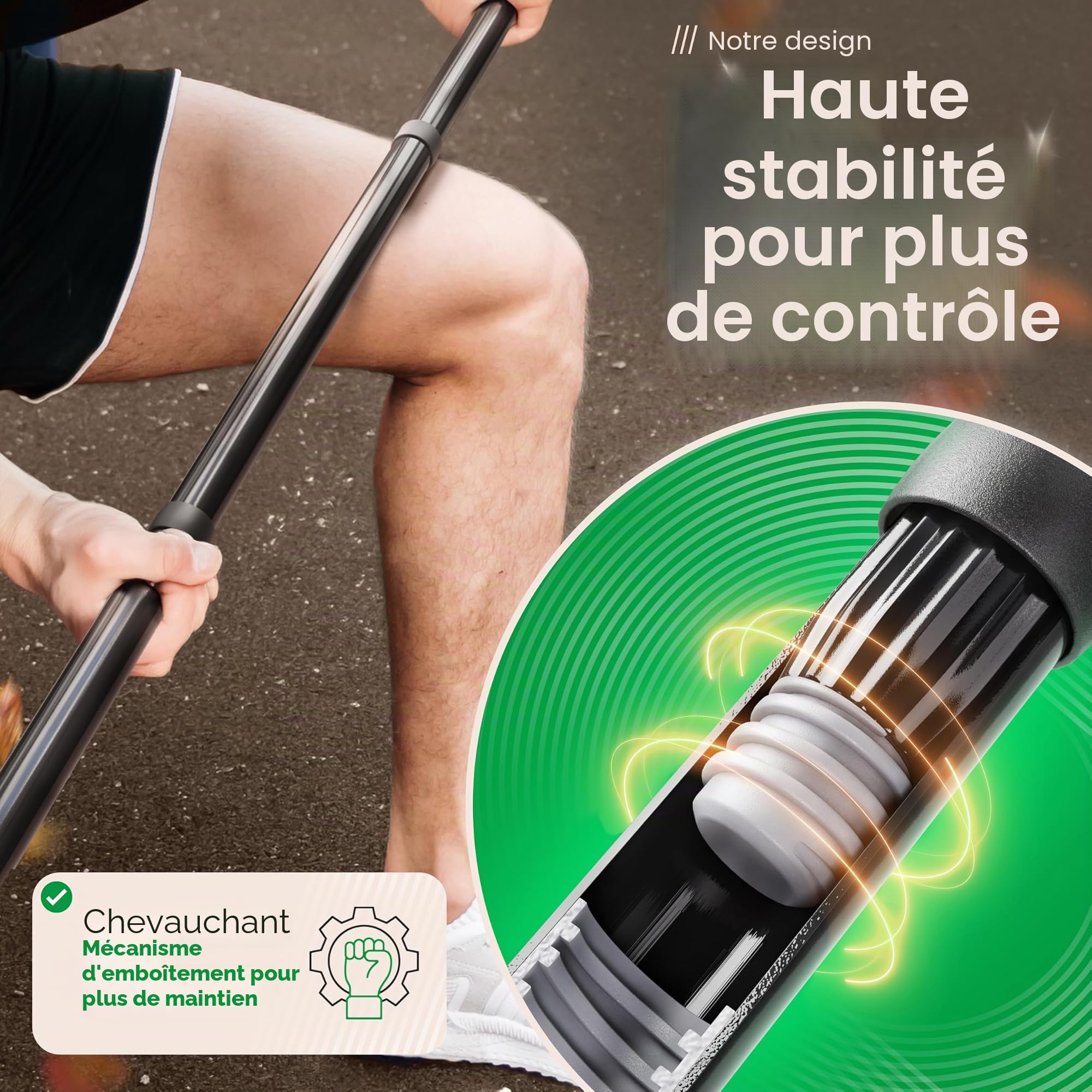 Novaliv Balai en Caoutchouc avec Manche à Piquer et Balayette - Set de Coiffeur - Épilateur pour Chien - Broom - Parquet - Pour l'Intérieur - Extracteur de Tapis