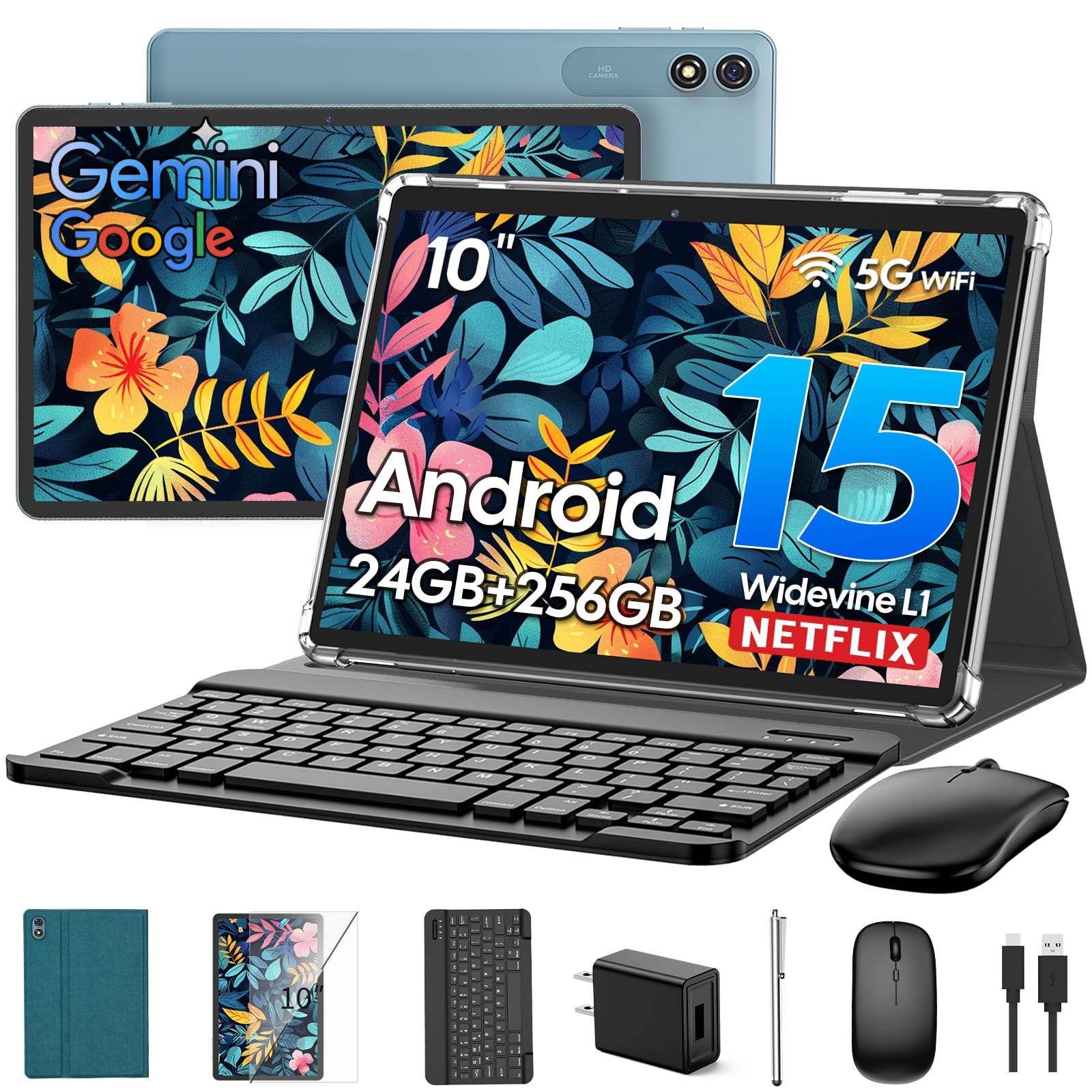 Amazon.com : Android Tablet with Keyboard, 2026 Upgraded Android