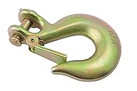 Vista 41 de Mytee Products (10 Pack) G70 1/2" Clevis Slip Hook with Latch - 11,300 LBS WLL Heavy Duty Grade 70 Safety Chain Hook for Trailer Truck Transport