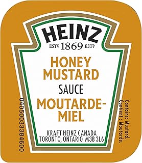 Heinz Honey Mustard, 25ml Cups, 120 Count {Imported from Canada}