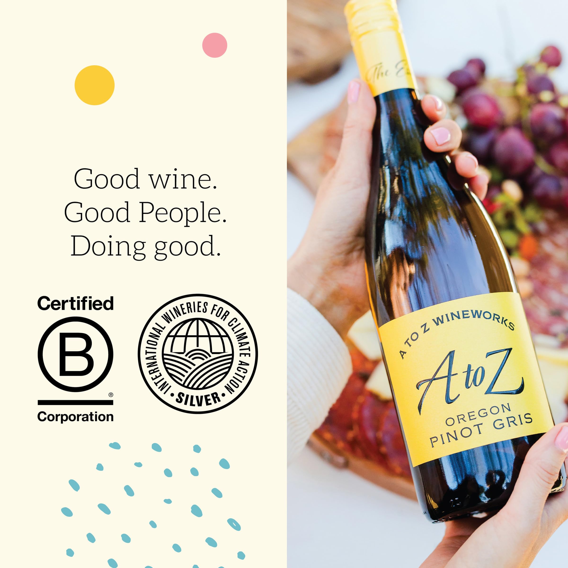 A to Z Pinot Gris, 750mL | Grocery Pickup & Delivery | Whole Foods