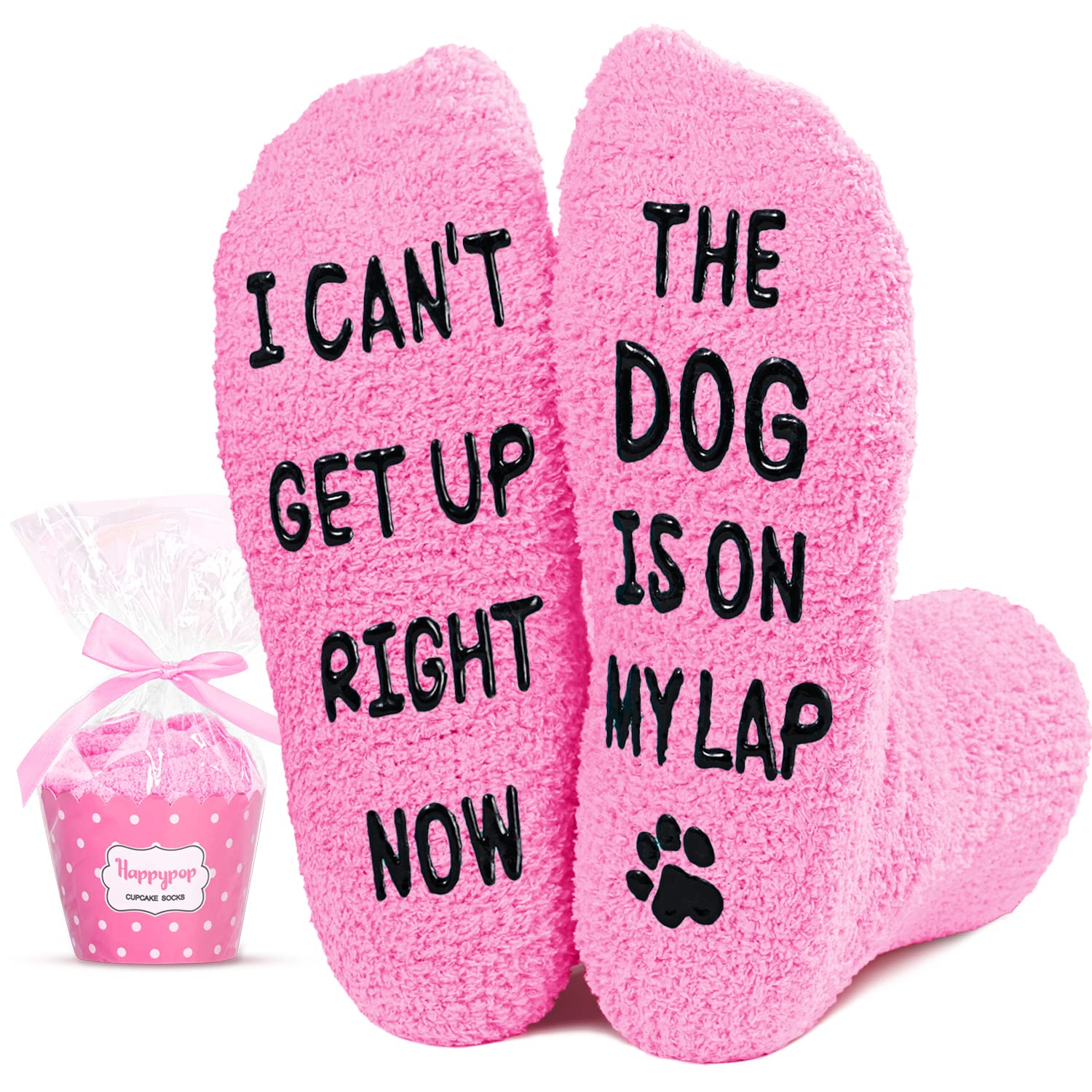 HAPPYPOPDog Socks for Mom Dad - Dog Lovers Gifts for Women Men, Pet Lover Christmas Gifts