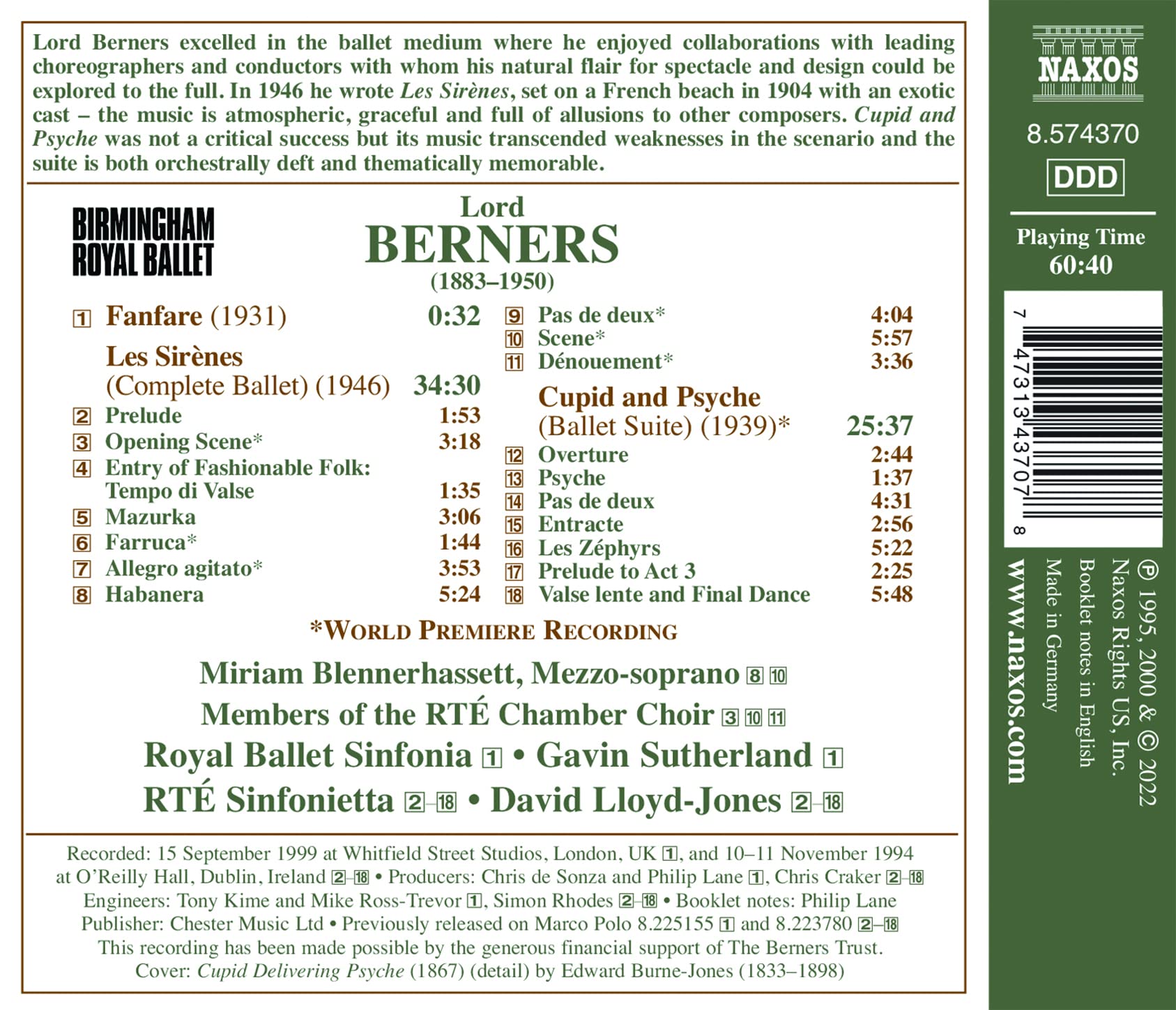 Image secondaire de Musique de Ballet Classique - NAXOS