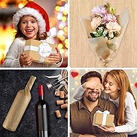 Vista 7 de NEBURORA Papel de Seda Kraft para Bolsas de Regalo 60 Hojas Papel de Envolver Beige a Granel 14 X 20 Pulgadas Papel de Envolver Marrón para Relleno