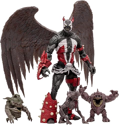 McFarlane Toys - Figura de acción de King Spawn & Demon Minions de 7 pulgadas