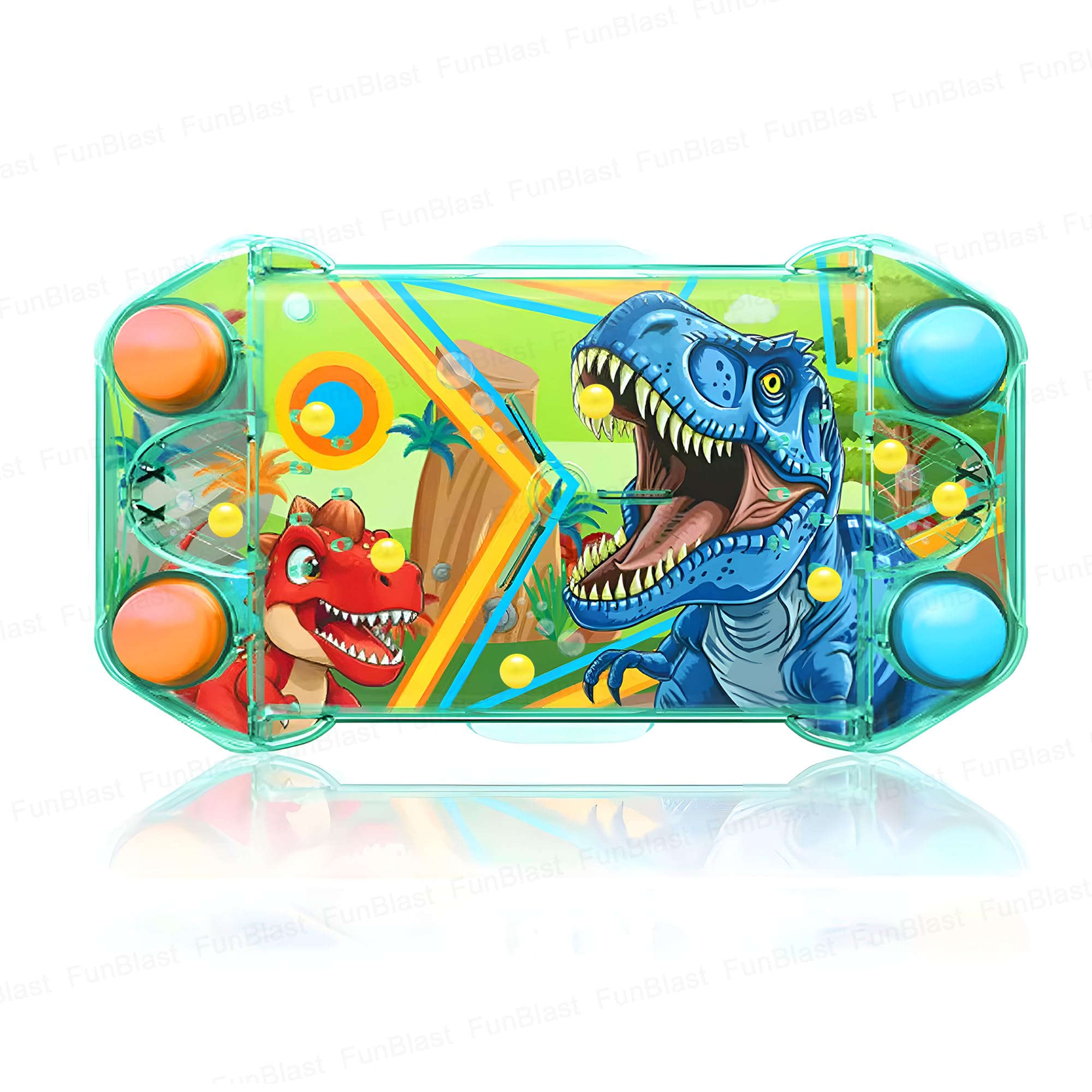 FunBlast Dinosaur Theme Handheld Game for Kids – Aqua Toy Water Ring Games, Ideal Gift for Kids, Boys, Girls (Random Print and Color)-image-38