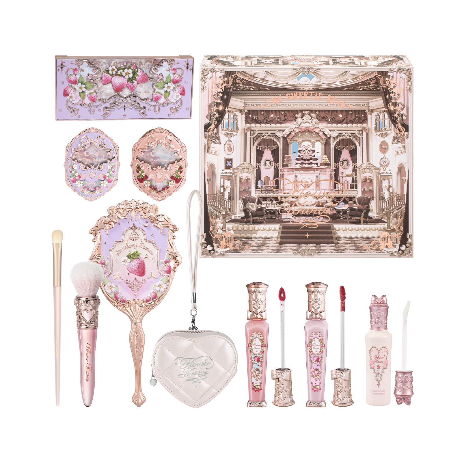 Flower Knows RocoBerry Dream Conjunto de Caixa de Presente de
