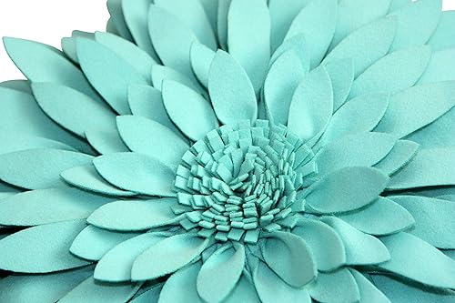 Miniatura 2 de Almohada decorativa de flores  Almohada 3D de flores de margarita, almohada de girasol  Almohada decorativa redonda de 14.5 x 13 pulgadas