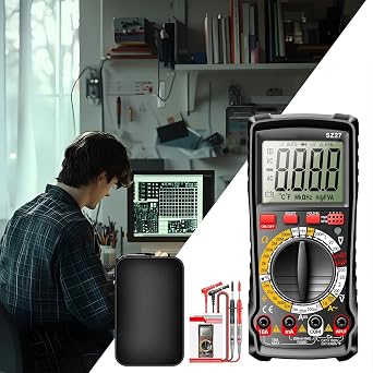 Volt Meter - Voltmeter Digital Multimeter Tester for Car,Professional Electrical Fuse Multimetro for Men, Husband, Boyfriend, Grandpa