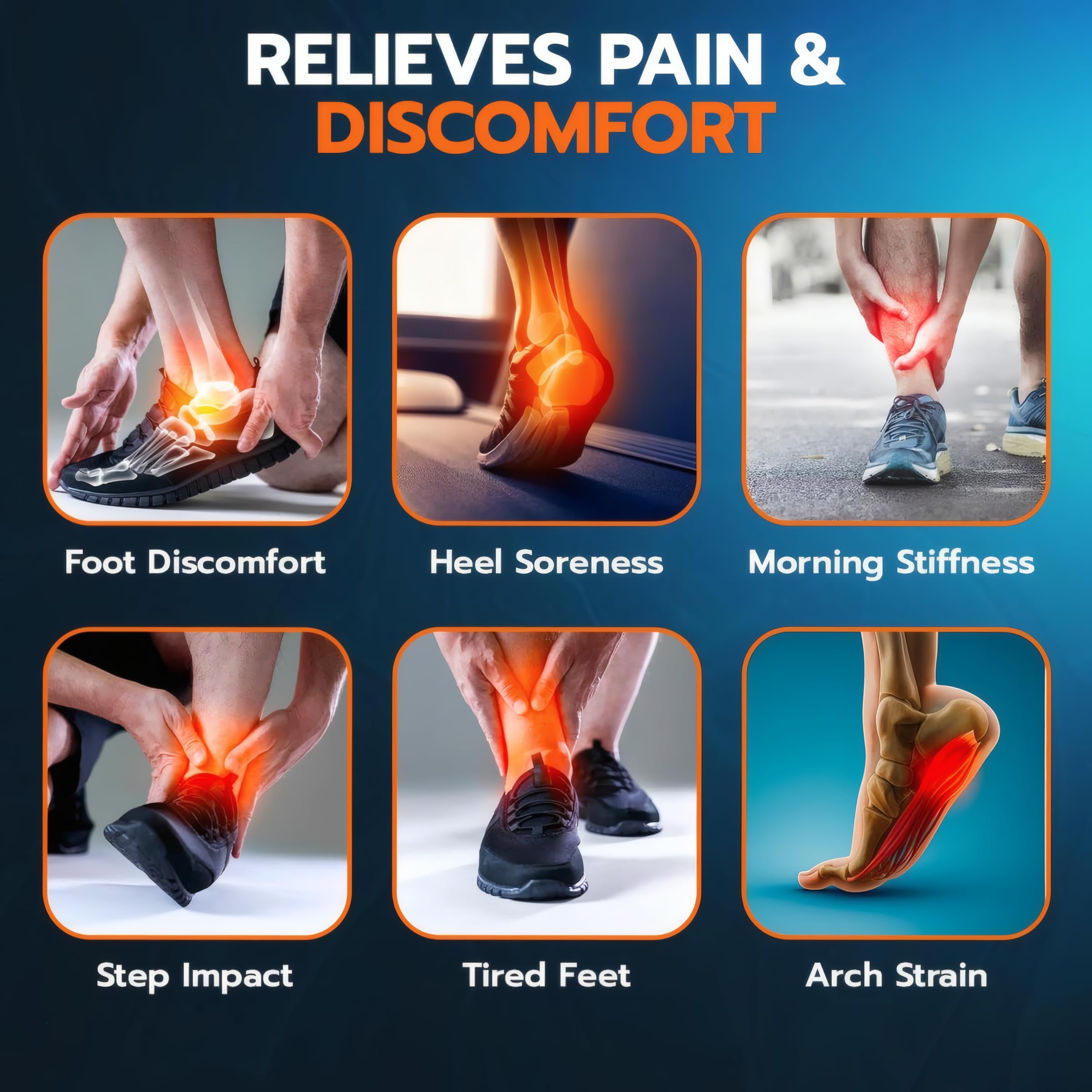 Amazon.com: Koprez Custom Orthotic Shoe Insoles – Foot Inserts for