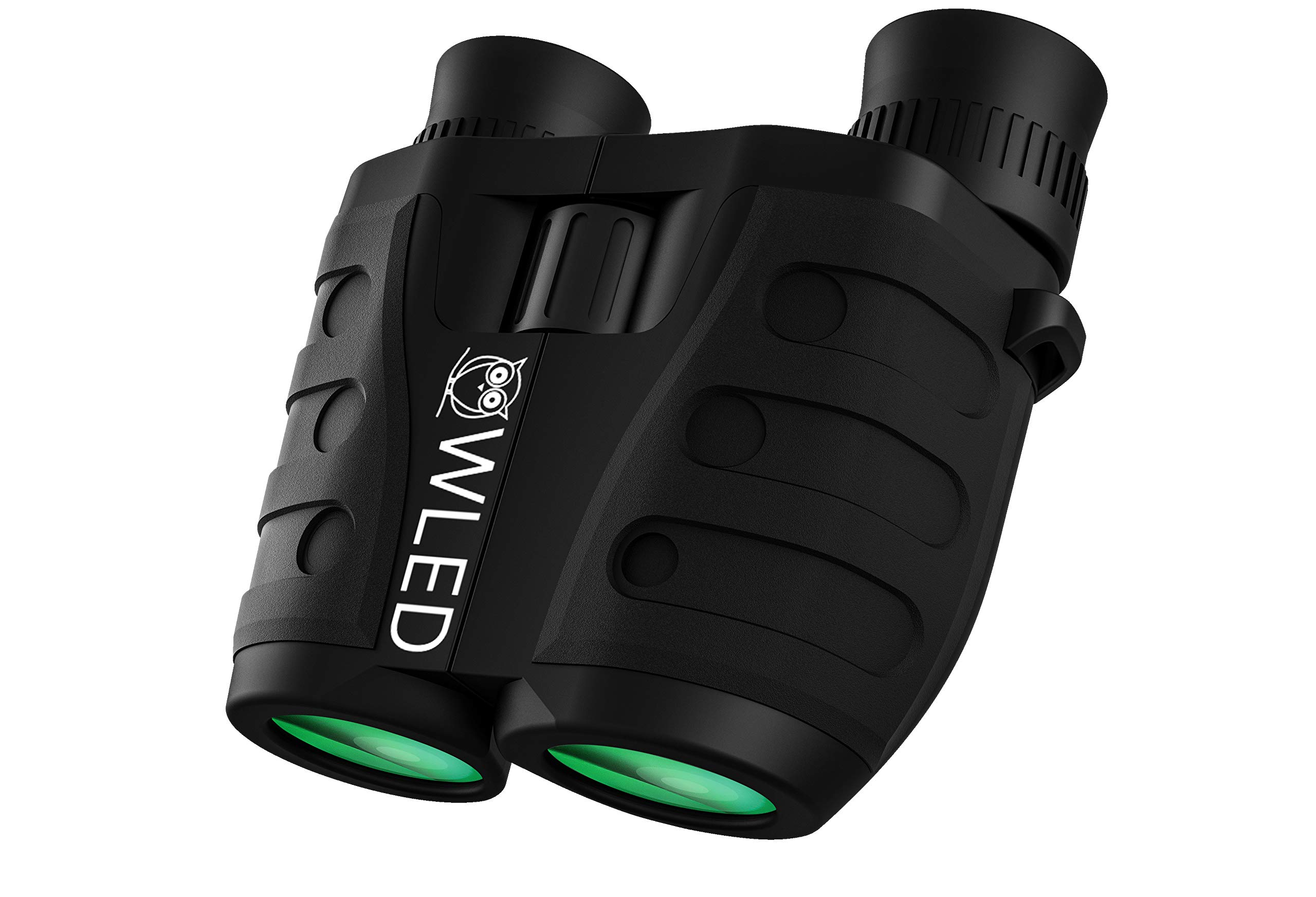 Compact Binoculars – OWLED 10x25 HD Binoculars with Low Light - Night Vision/Waterproof for Adults and Kids/High Powered and Lightweight for Outdoor Hunting/Hiking/Bird Watching/Sports Games