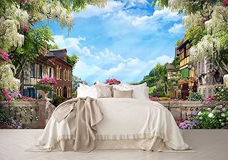 Sponsored Ad - Reyhui Wall Murals for Bedroom Venice Garden Large Mural Wallpaper Wall Stickers 151''x105''(Not Self-Adhes...