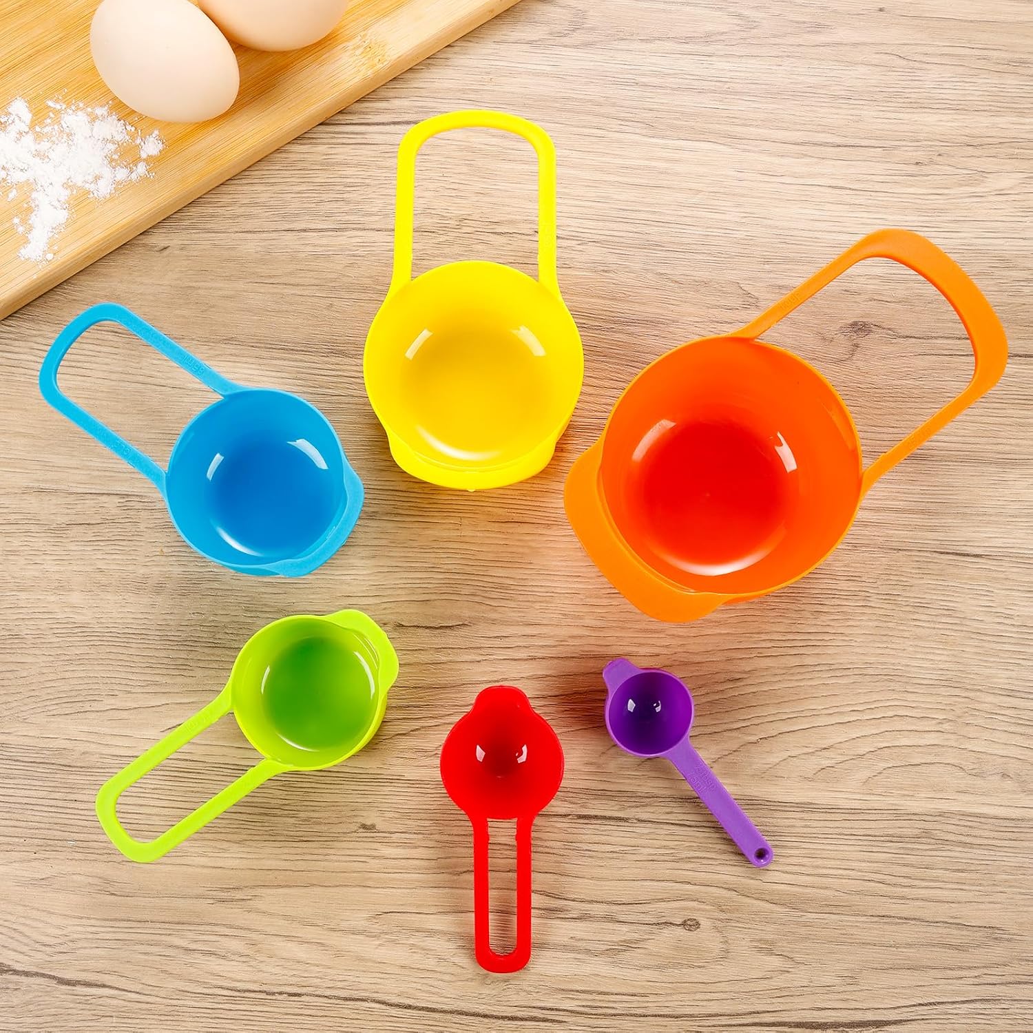 Colheres de medição (conjunto de 6 peças) | Colheres de precisão para café, cozimento, especiarias essenciais de cozinha duráveis Colheres de medição (conjunto de 6 peças) | Colheres de precisão para café, cozimento, especiarias essenciais de cozinha duráveis