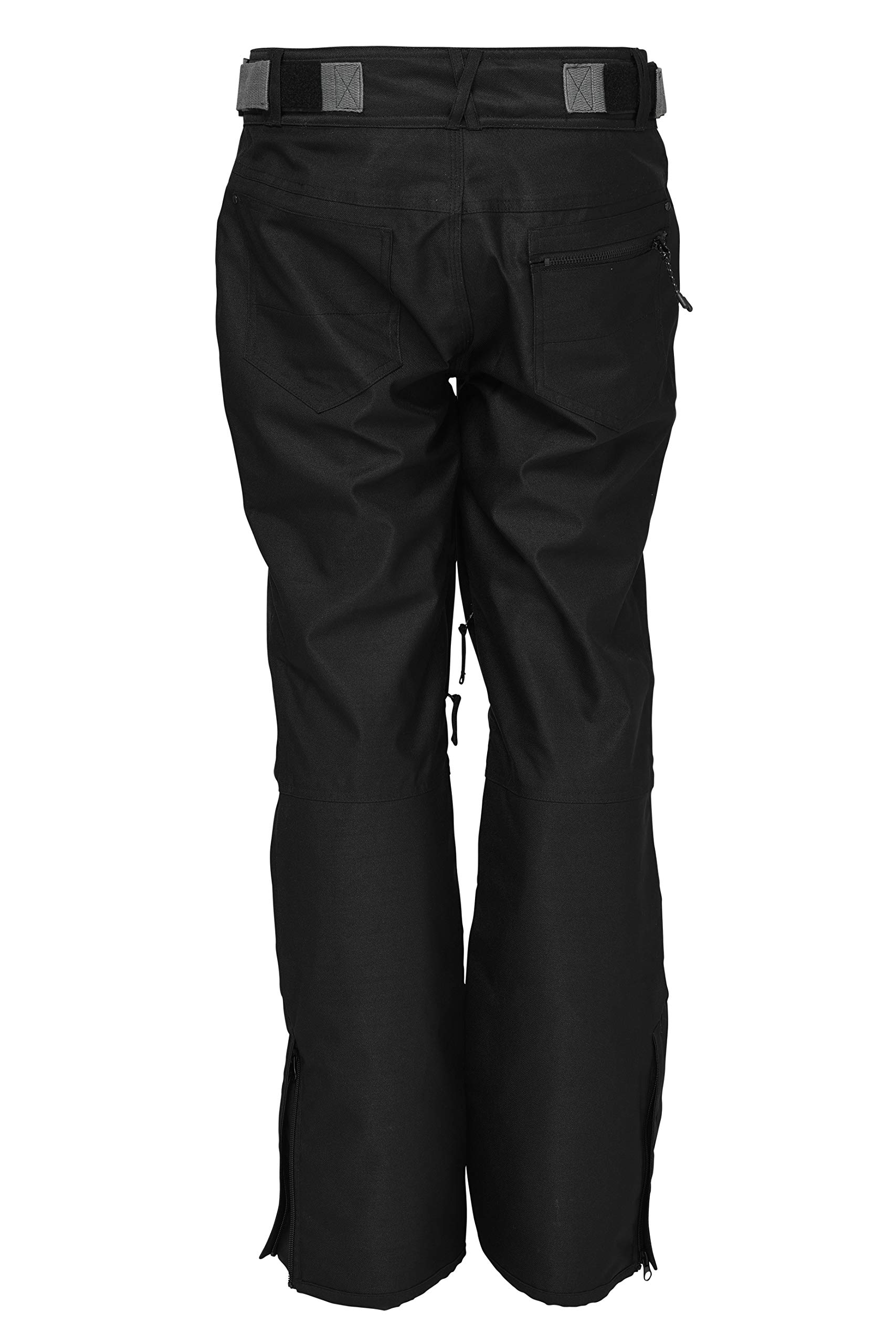 FOURSQUARE | Women's Lux Snowboard/Ski Pants (Black, Medium)