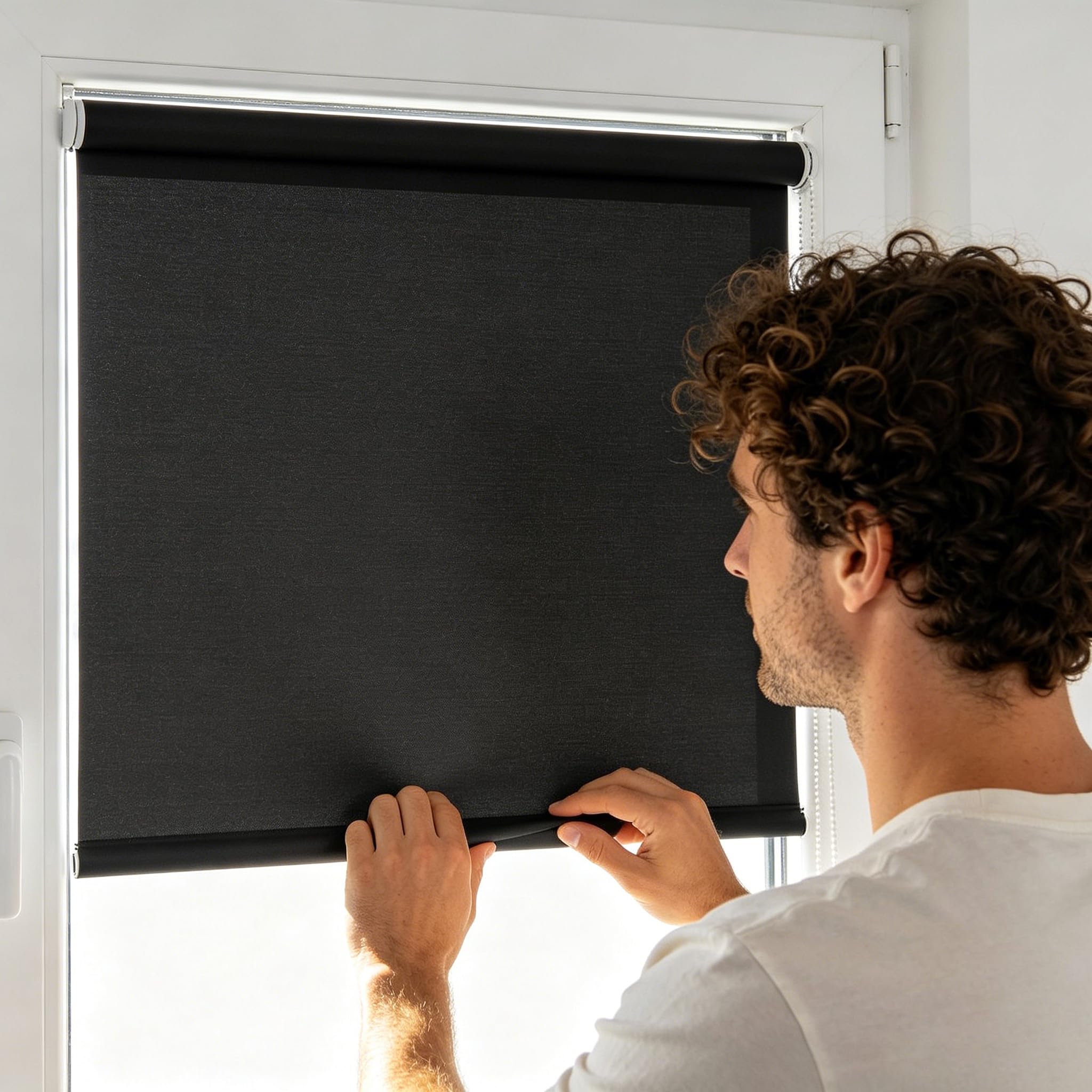 Portable Blackout Blind for Bedroom, Nursery, Loft, RV