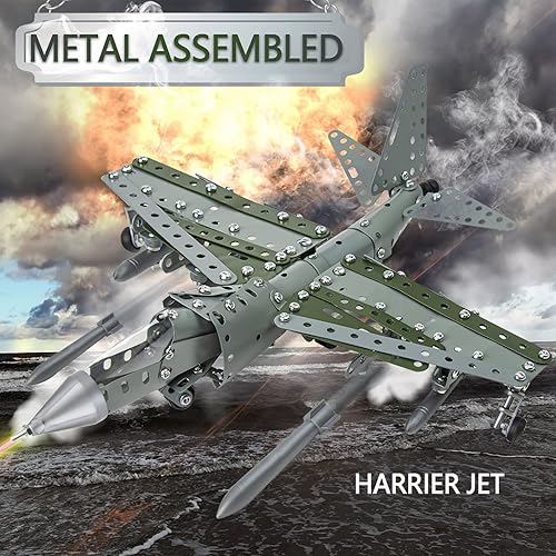 Miniatura 4 de ZCOINS Modelo de juguetes de construcción de aviones, juguetes de proyectos de construcción STEM para niños de 8 a 12 años en adelante, kit de