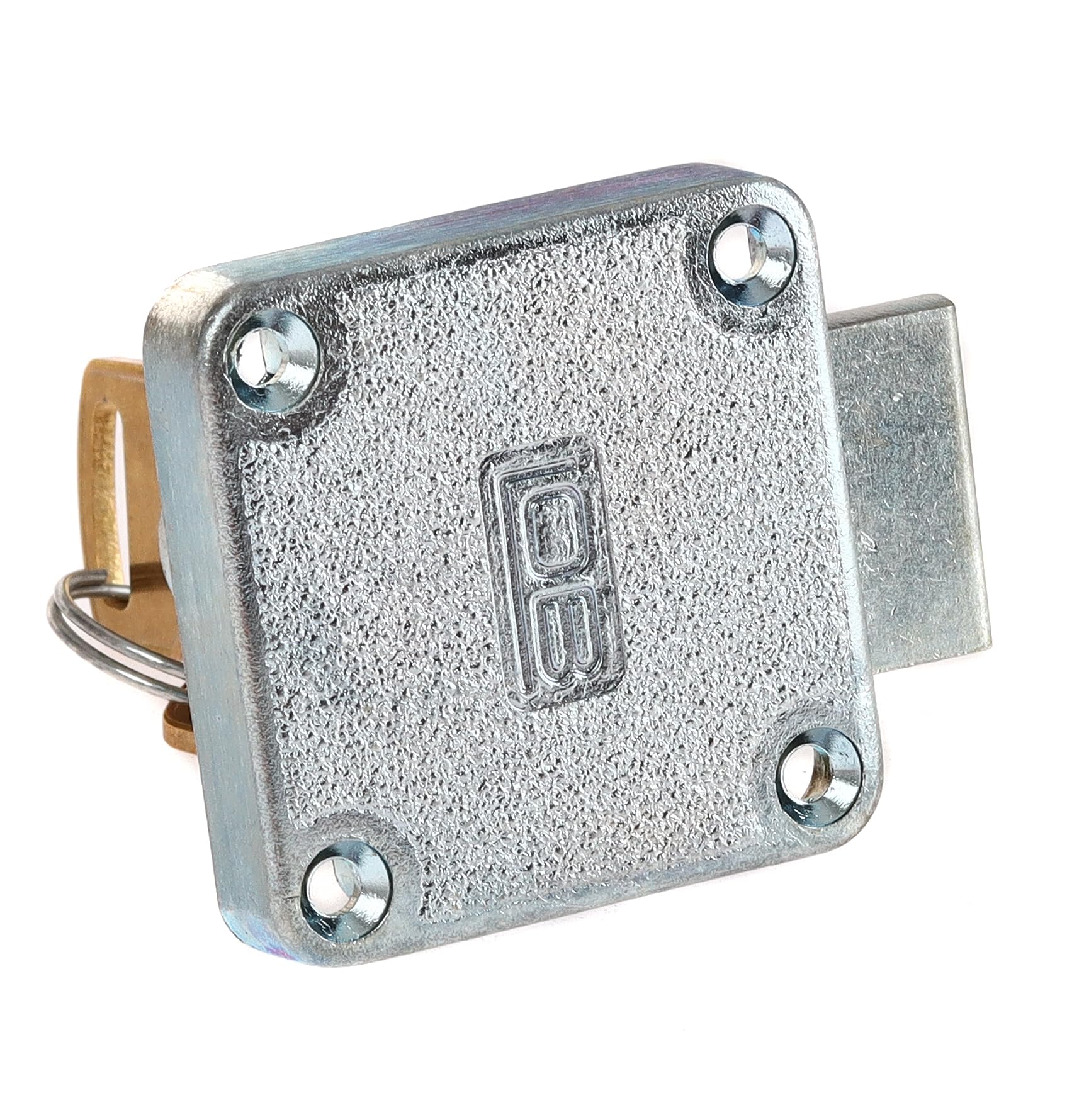 FAP 1204 - Serratura Nera 80x40 A Paletto A Vite Con Chiavi NS - Foto 5