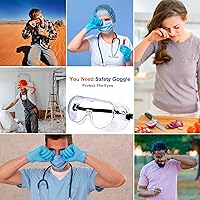 Vista 4 de Safety Goggles Glasses Fit Over Eyeglasses Chemical Protective Splash Protection Eye Goggle For Science Eyewear