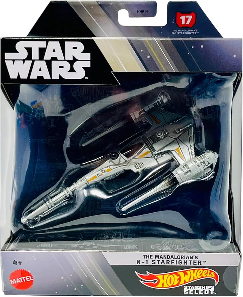 Star Wars Hot Wheelsフィギュア Amazon.com: Hot Wheels Starships Selects The Mandalorian's N-1