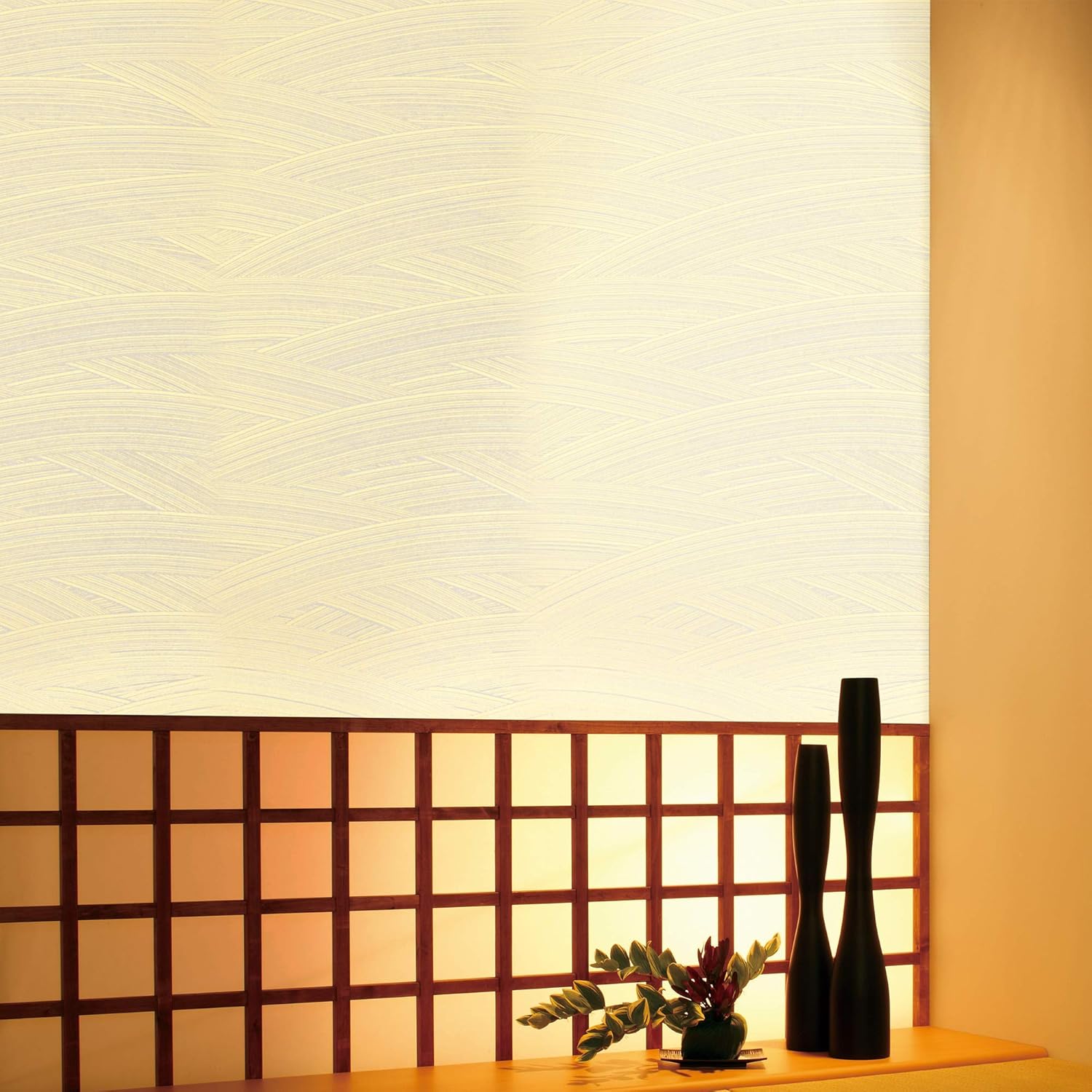 和モダン 和紙 ふすま紙 San224 糊で簡単に貼れる 和風デザイン和紙 壁紙 にも ふすま にも使える おしゃれな 壁紙 壁紙 Amazon