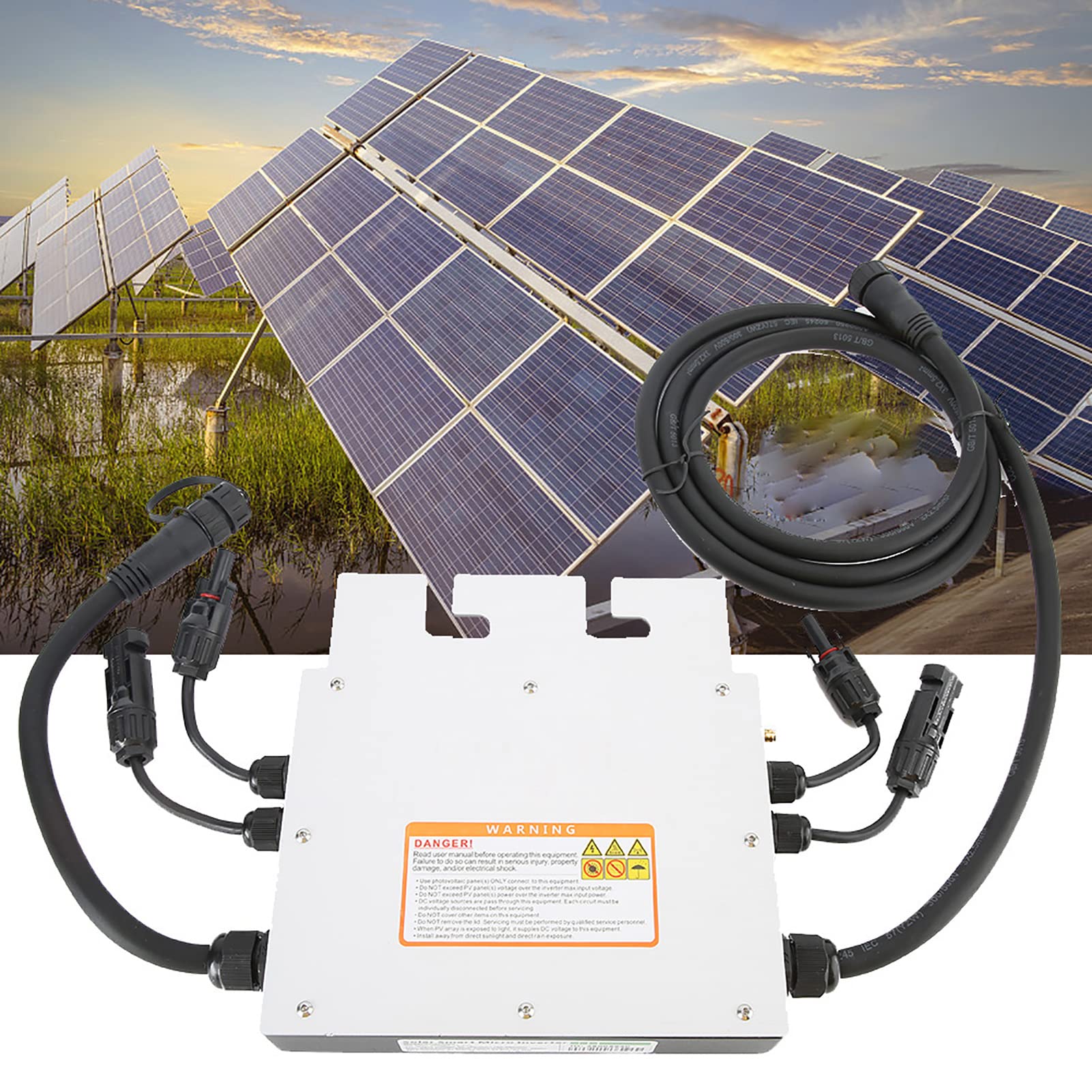 SG600MD 700W Micro Solar Inverter IP65 Wodoodporny do Mieszkaniowego Systemu Sieciowego 120V 230V, Komunikacja 2.4G