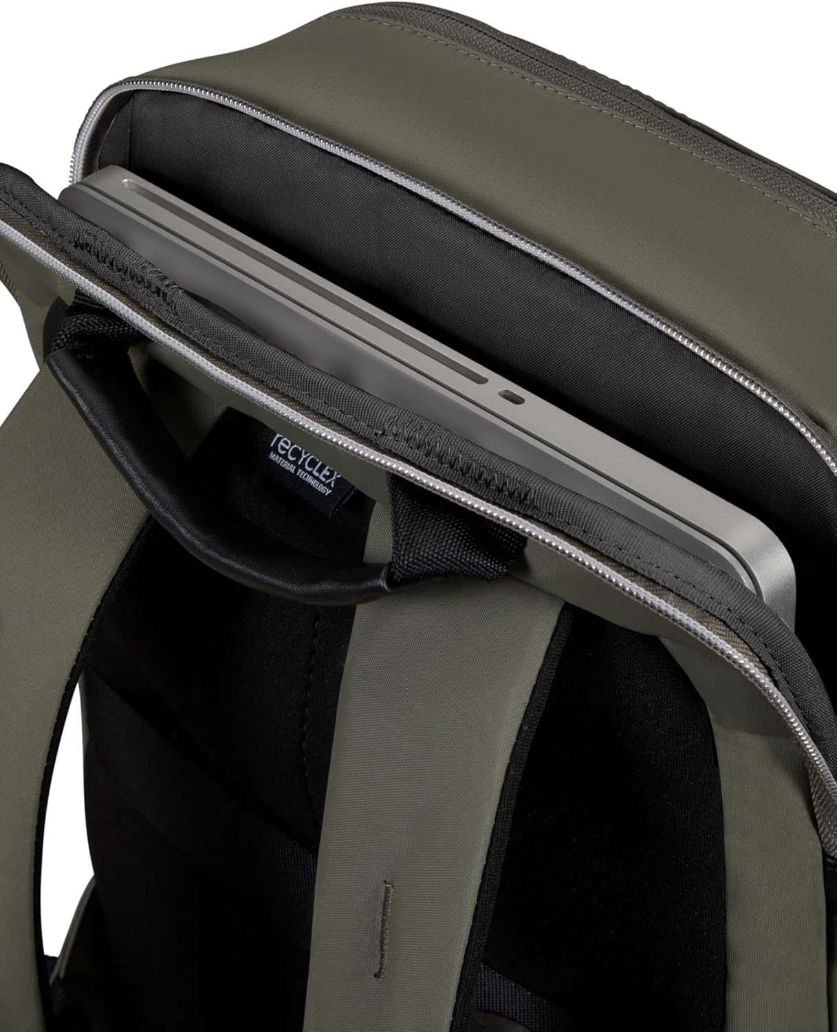 Samsonite Unisex's Ongoing Backpack, Green (Olive Green), Laptoprucksack 14.1 Zoll, Laptop Backpack 14,1"