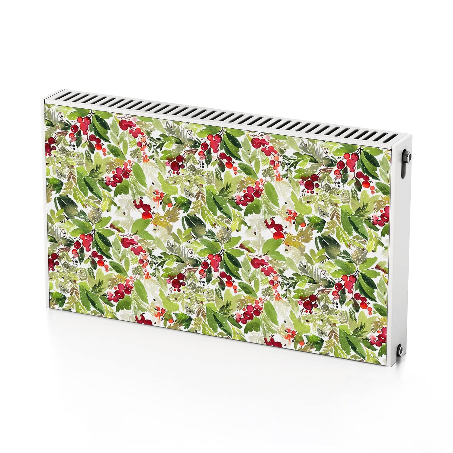 Autocollant de radiateur magnétique 100x60 cm décor végétaux pour chauffage