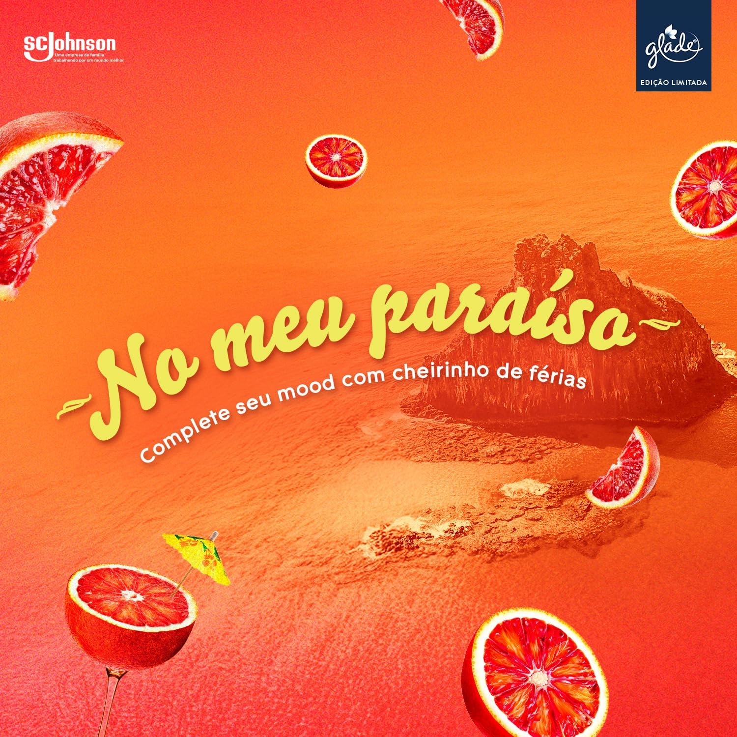 Glade Difusor de Ambiente, Noronha, 100ml e 6 Varetas