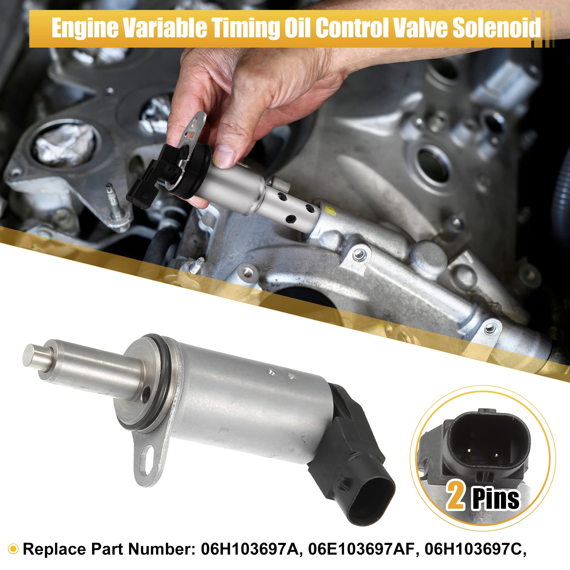 Solenoide Albero A Camme Per BMW - Controllo Fasatura Valvole - Ricambio Per Serie 1, 3, 5 - Codice 11367561264 - Foto 7