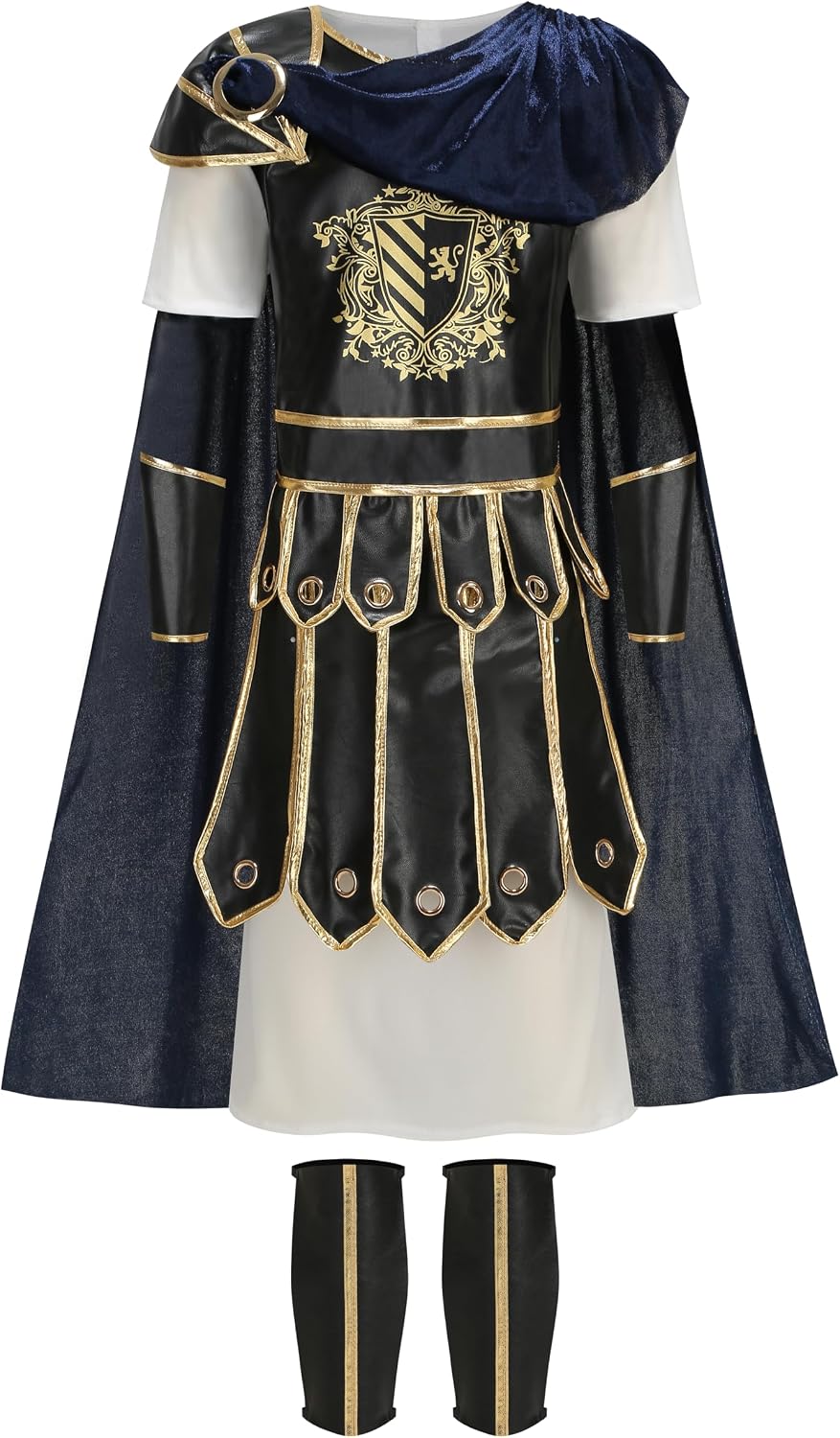LMYOVE Kids Warrior Costume, Halloween Boys Roman Soldier Gladiator Viking Medieval Historical Role Playing Party 4-14Y