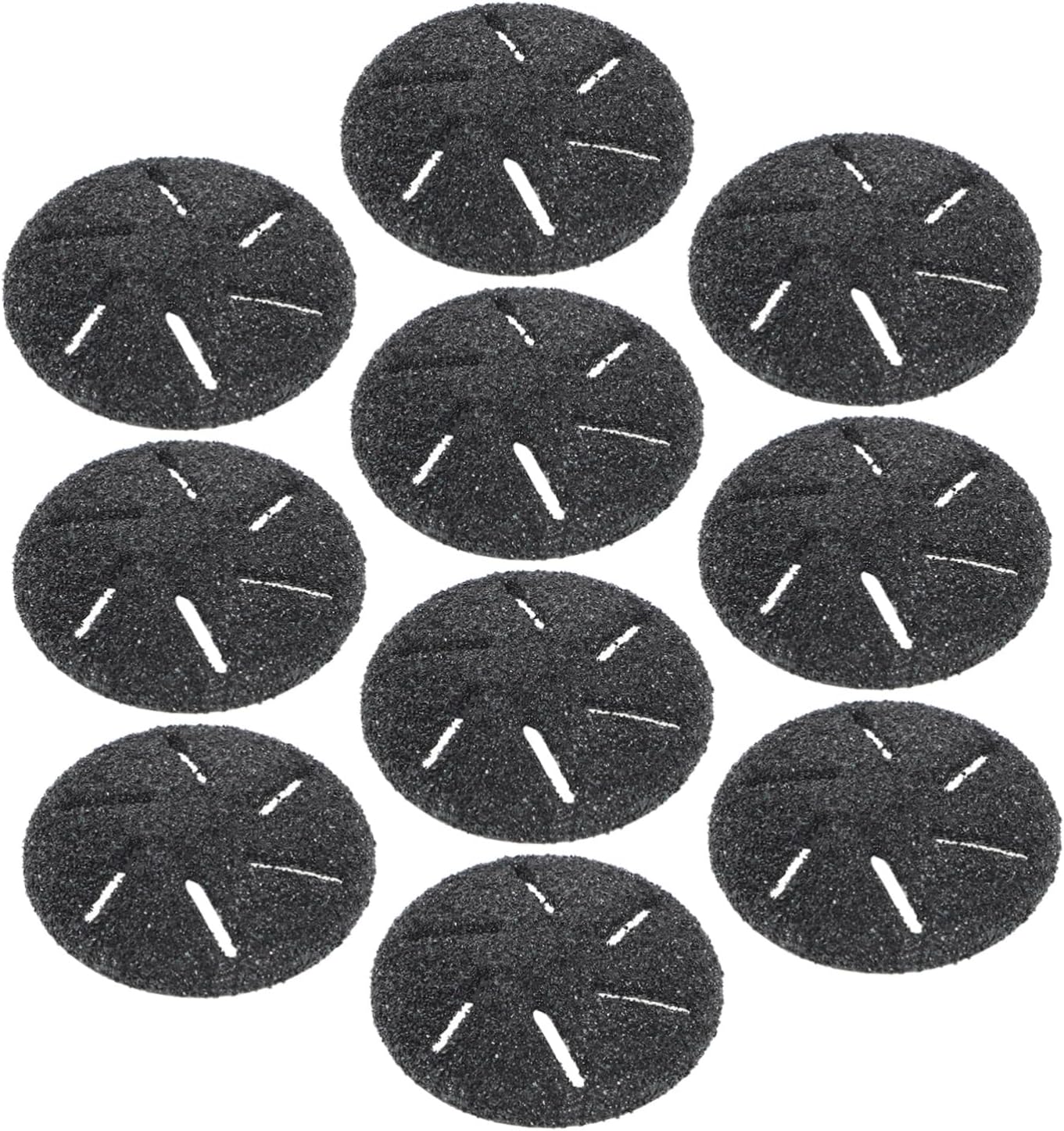 10pcs Coarse Foot File Replacement Rollers Pedicure Accessory for Electric Foot Care Tools Easy Installation for Dead Skin Removal