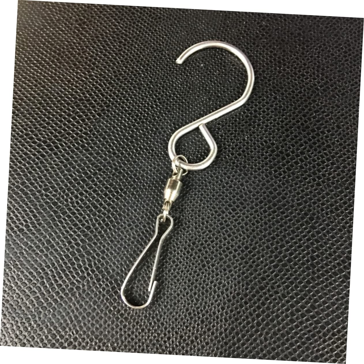 Levemolo Rotary Hooks for Wind Spinners 10 Pack s Hooks 360° Rotation Stainless Steel for Wind Chimes Home Office Dec