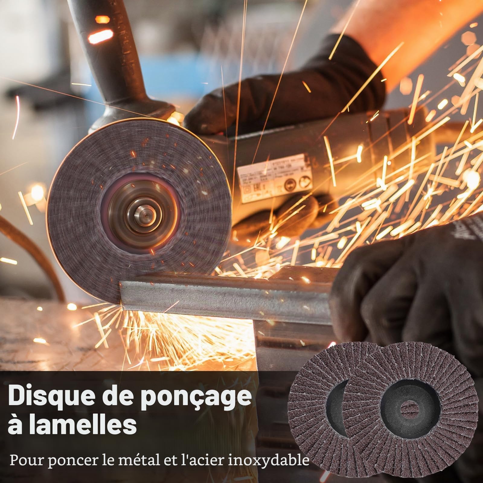 24 pièces Disques de Coupe 75mm pour Meuleuse Angulaire – Disques Abrasifs, Polissage, Meulage pour Métal, Bois, Plastique – Accessoires Meuleuse Angulaire, 10mm Bohrung