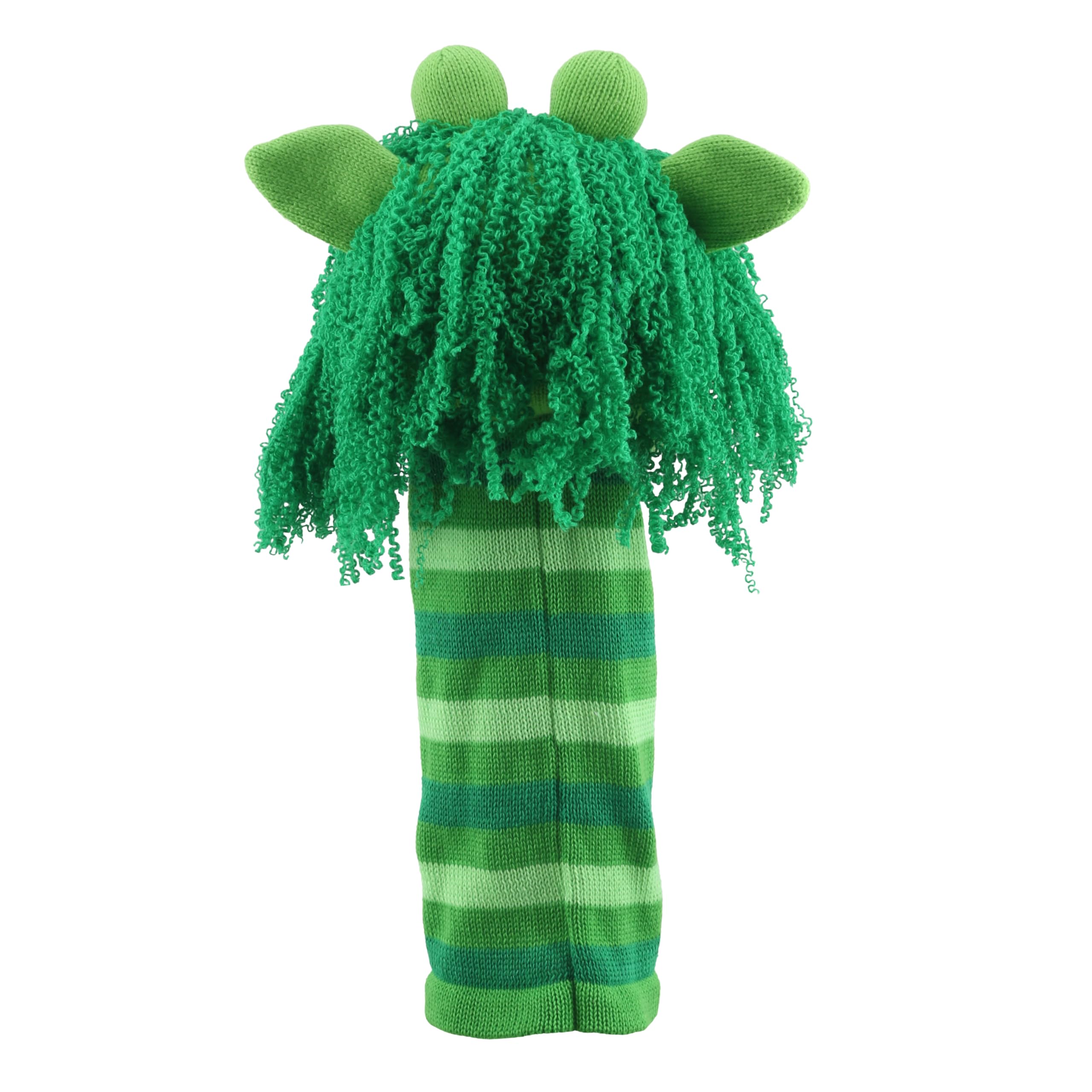The Puppet Company Squelch ECO Sockette Hand Puppet, Eco-Friendly Swamp Monster Puppet Toy with Cheeky Smile & Squeaky Tongue - Image 4