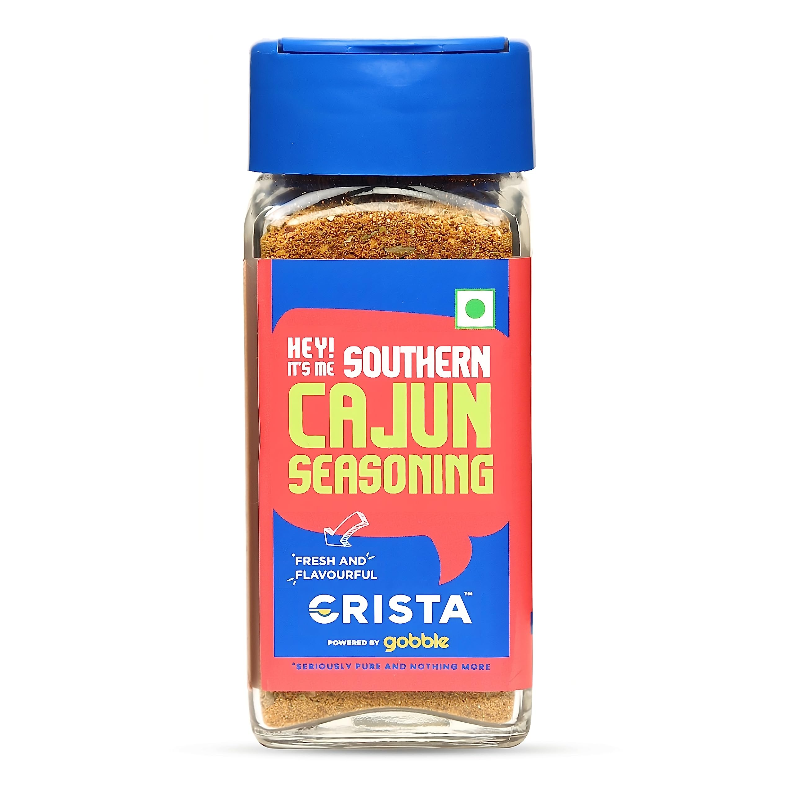 CRISTA Southern Cajun Seasoning for Fries, Popcorn & Appetizers | Mixed Spices Blend | Vegan | Zero added Colours, Fillers, Additives & Preservatives | 45gms (B09Z6QKPCH) Amazon Price History, Amazon Price Tracker