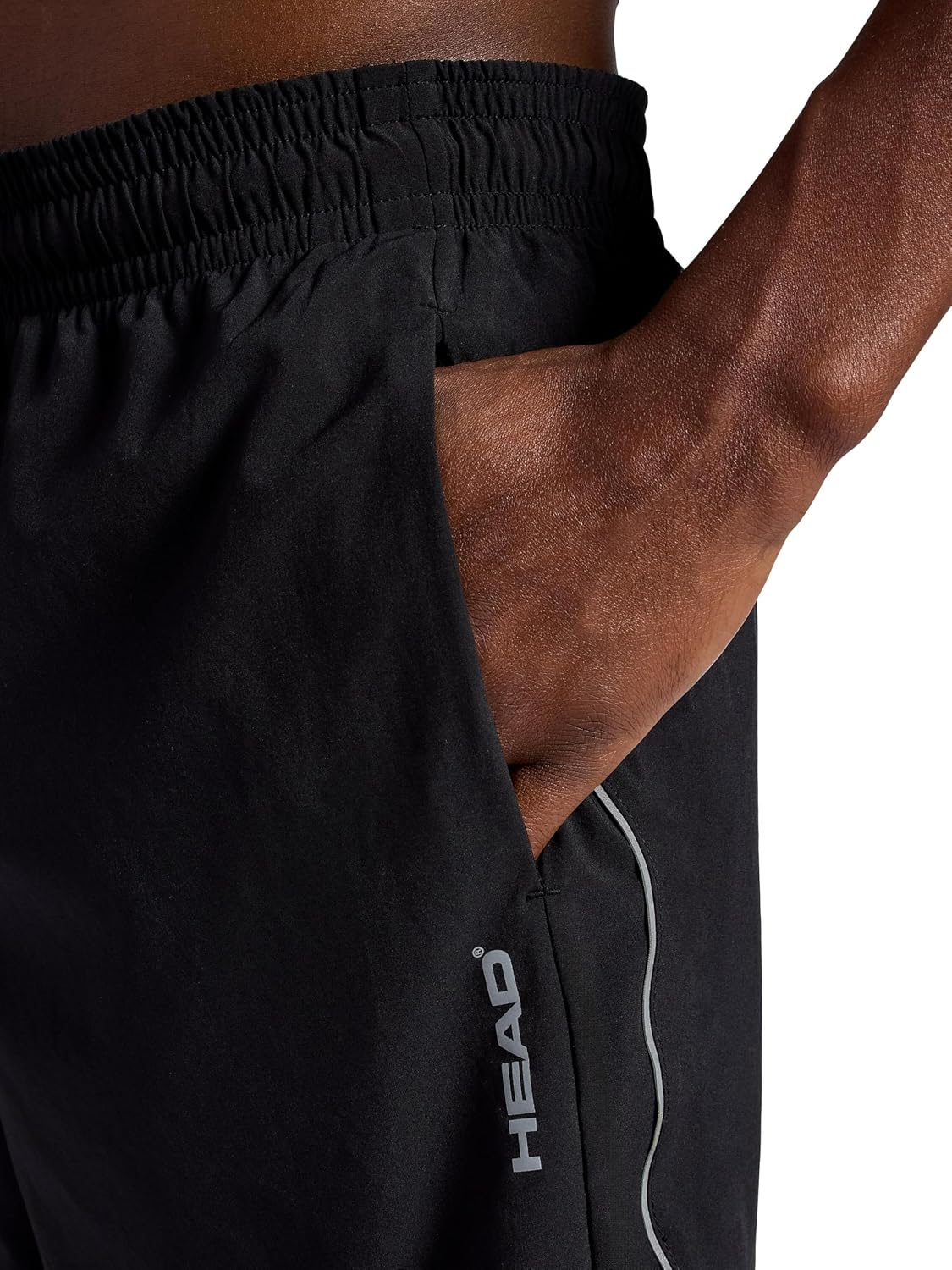Head Men's Crosscourt Short, Standard Fit, 7” Inseam, Stretch Lightweight Material, Moisture-Wicking