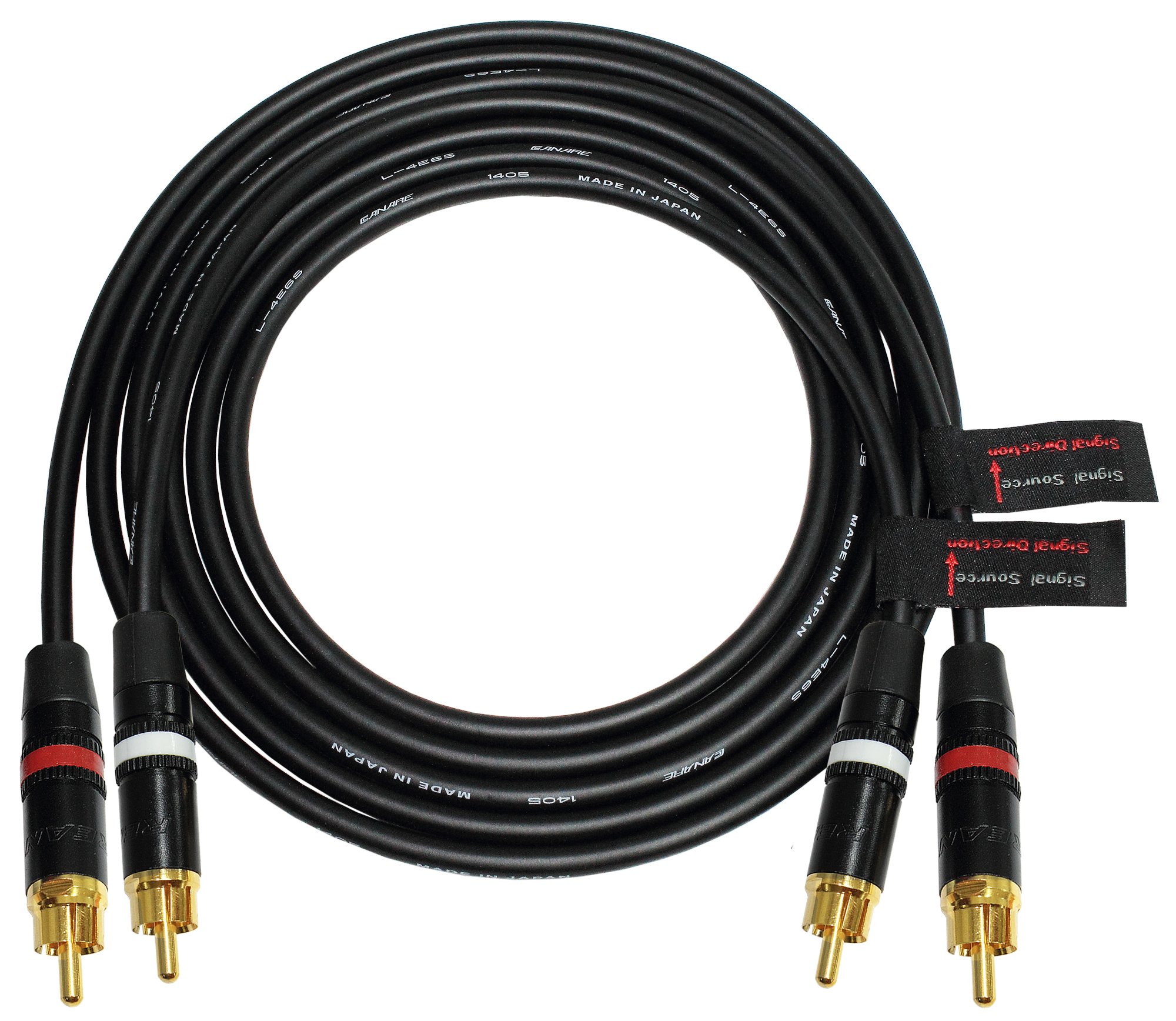 Buy 5 Foot RCA Cable Pair Made with Canare L4E6S, Star Quad, Audio