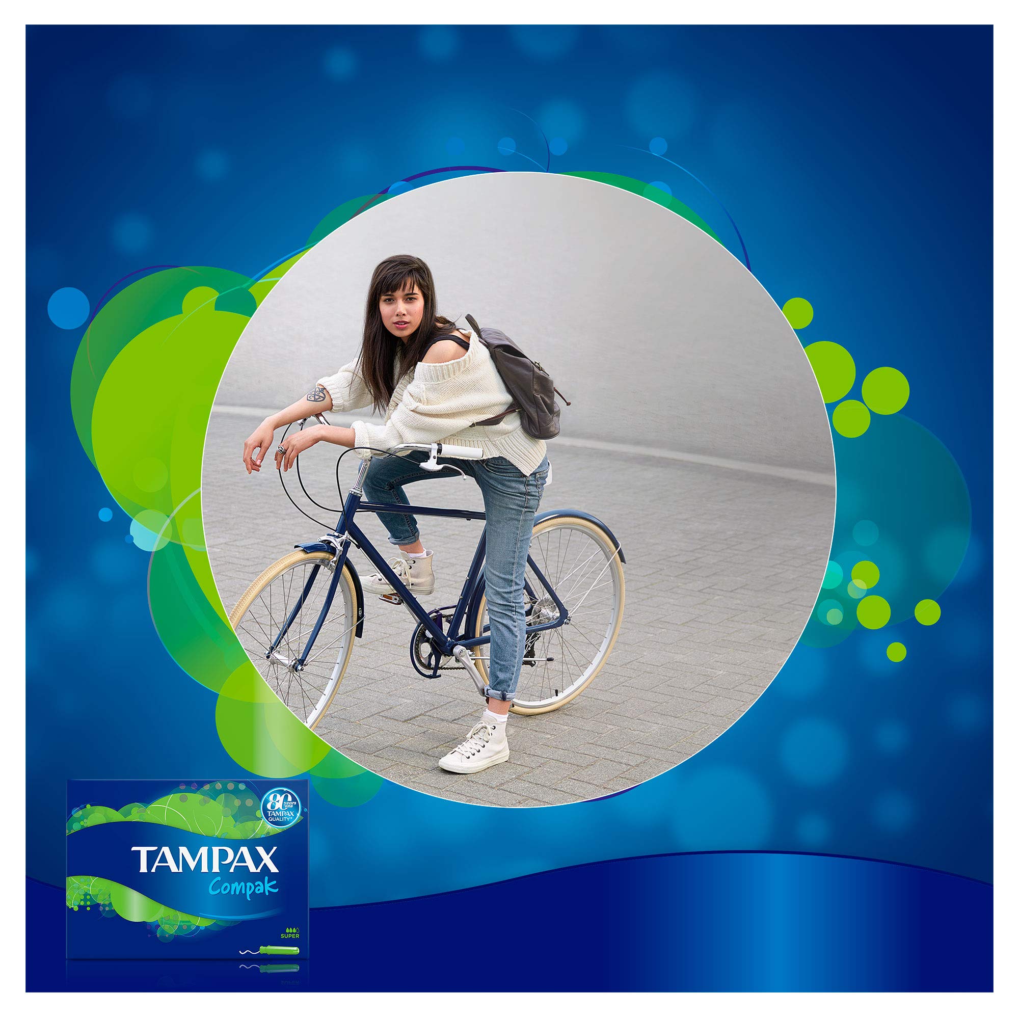 Tampax Compak Super tampony z aplikatorem, 16 sztuk