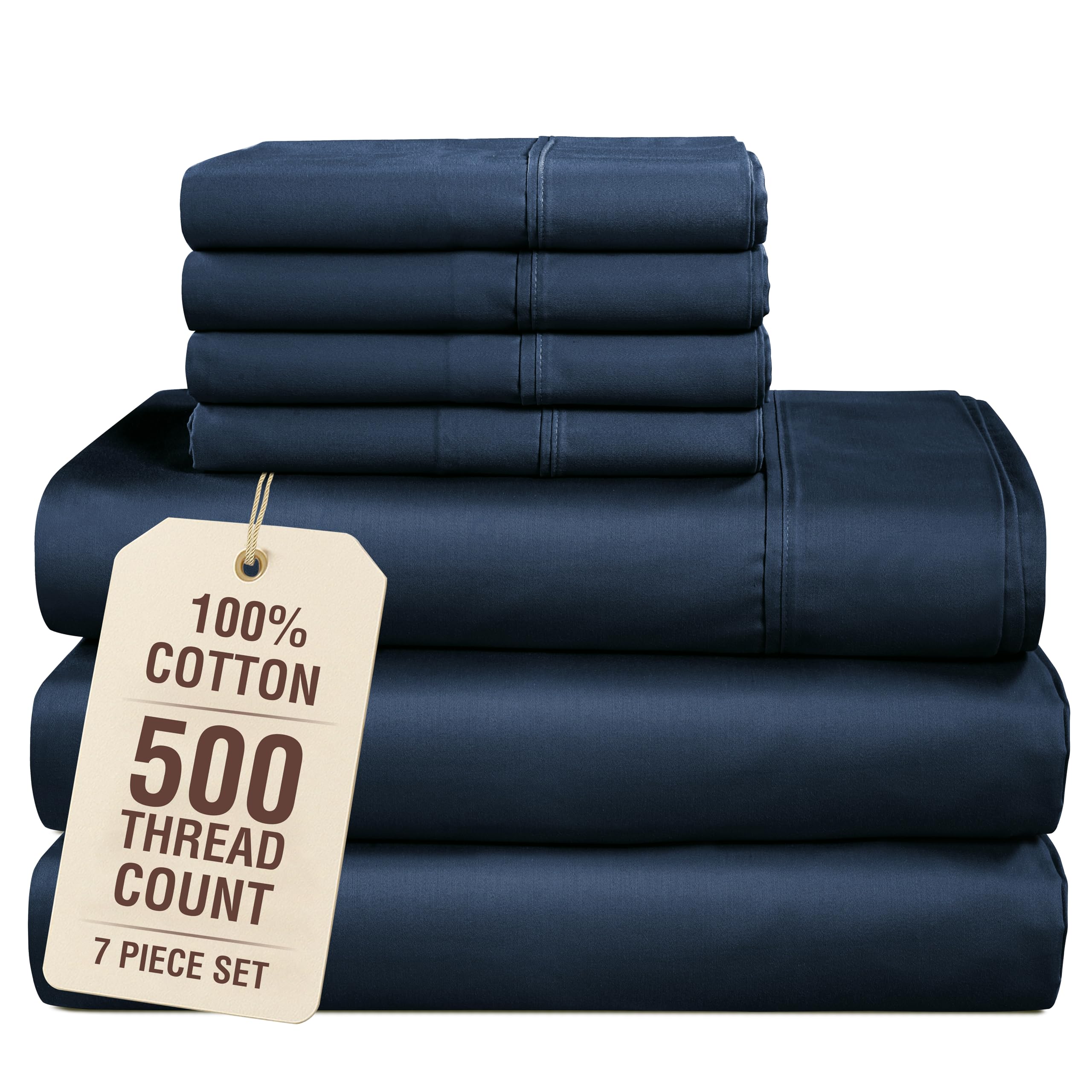 Casa Platino Cotton Split King Sheet Set