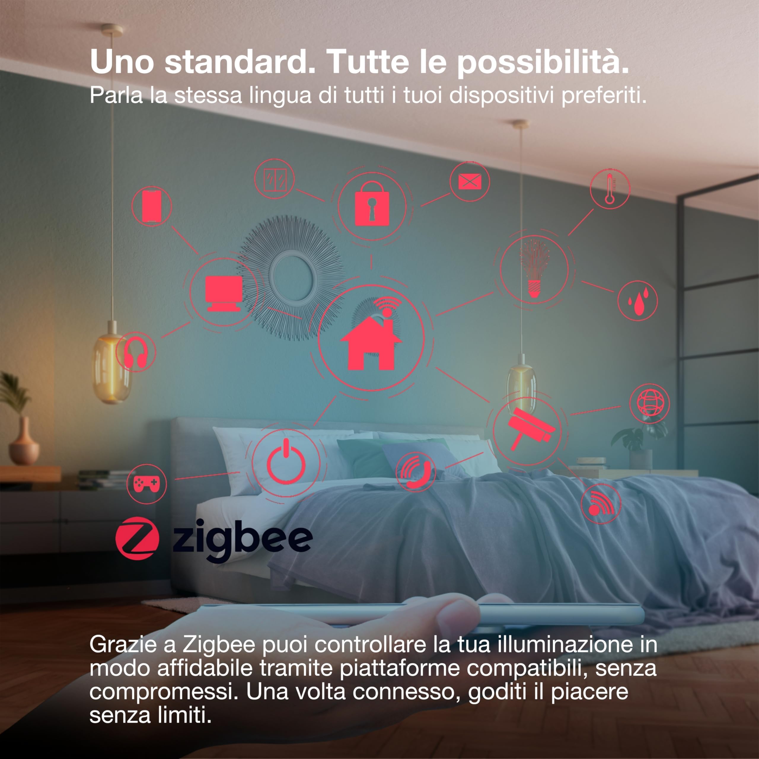 OSRAM SMART LED B40 Candela E14 4,9W ZigBee Bianco Regolabile | SMART+ ZIGBEE Tunable White Classic, LED Lamps, bianco, 20000 h, confezione da 1