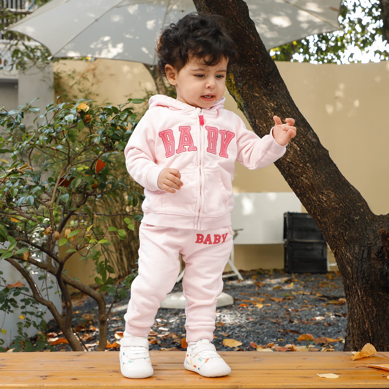 MASOCIO Baby Boys Girls First Walking Shoes Infant Toddler Trainers Anti-Slip Shoes - 3