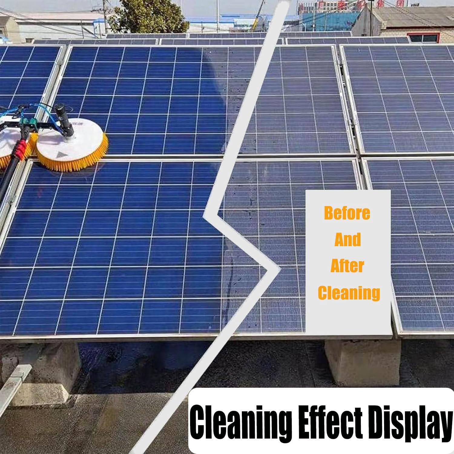 Equipo automático de limpieza de cristales para ventanas, cepillo de limpieza fotovoltaico eléctrico de mano, limpiador eléctrico de paneles solares, cepillo de agua de doble propósito, funciona con