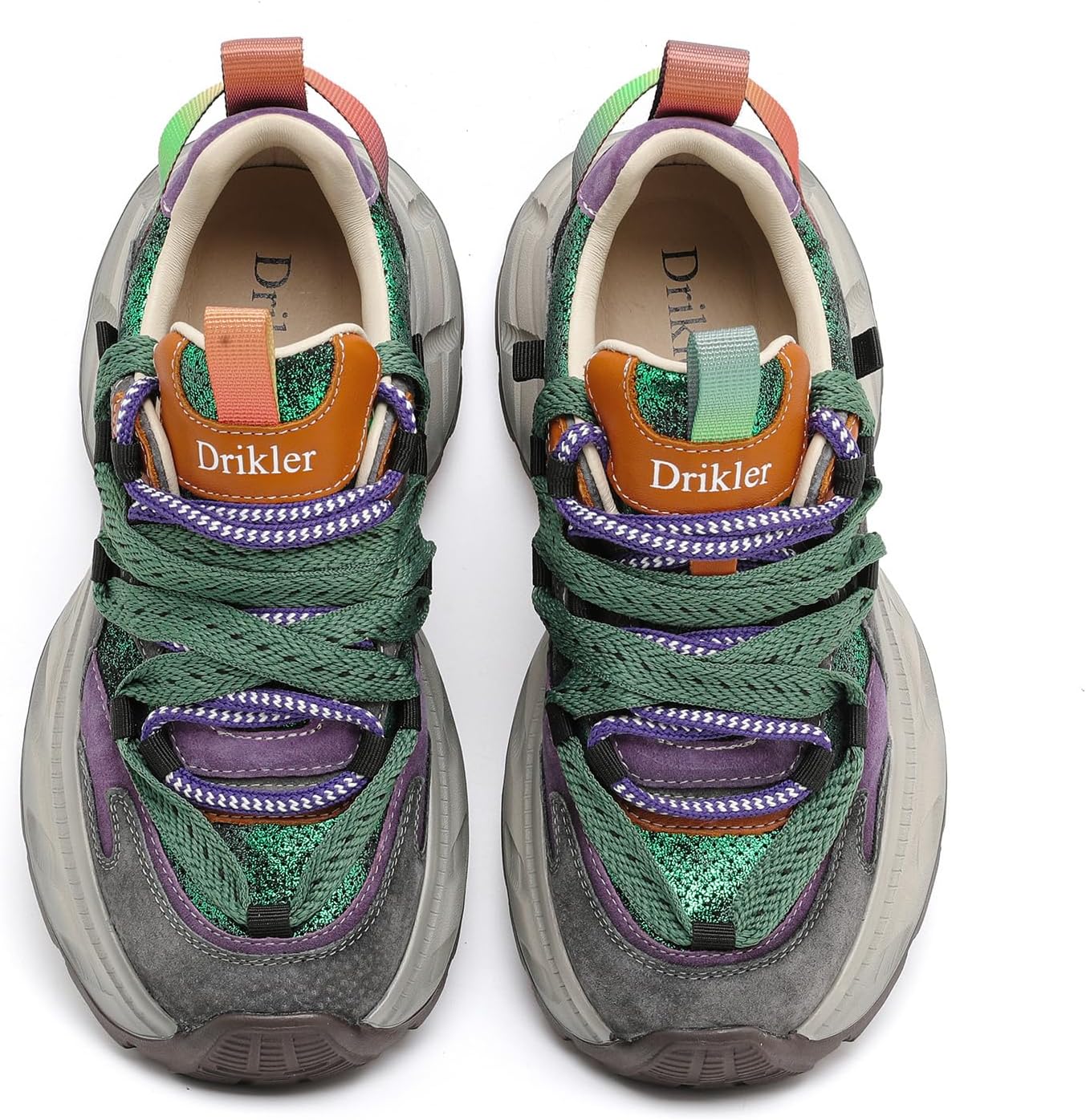 Women's Women Chunky Platform Running Shoes Breathable Mesh Lightweight Walking Sneakers Comfortable Casual Tennis Dad Shoes - Image 3