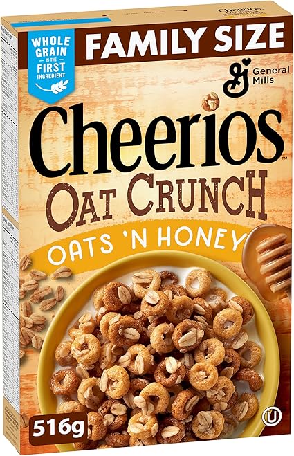 Cheerios Oat Crunch Oats N Honey Cereal 516 Grams Amazon Ca Grocery Gourmet Food Cheerios Oat Crunch Oats N Honey Cereal 516 Grams Amazon Ca Grocery Gourmet Food