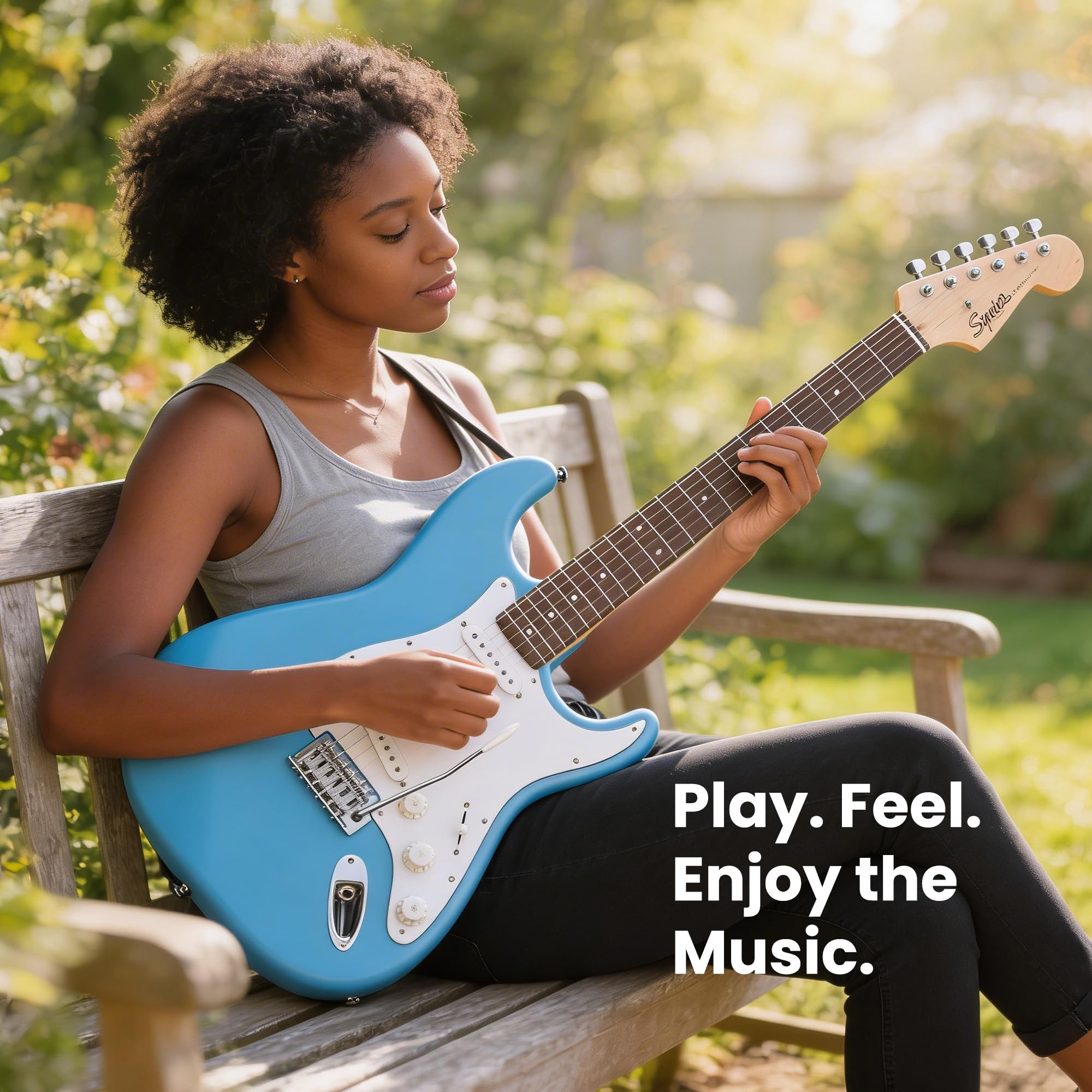 Amazon.co.jp: Fender Squier Stratocaster - カリフォルニアブルー