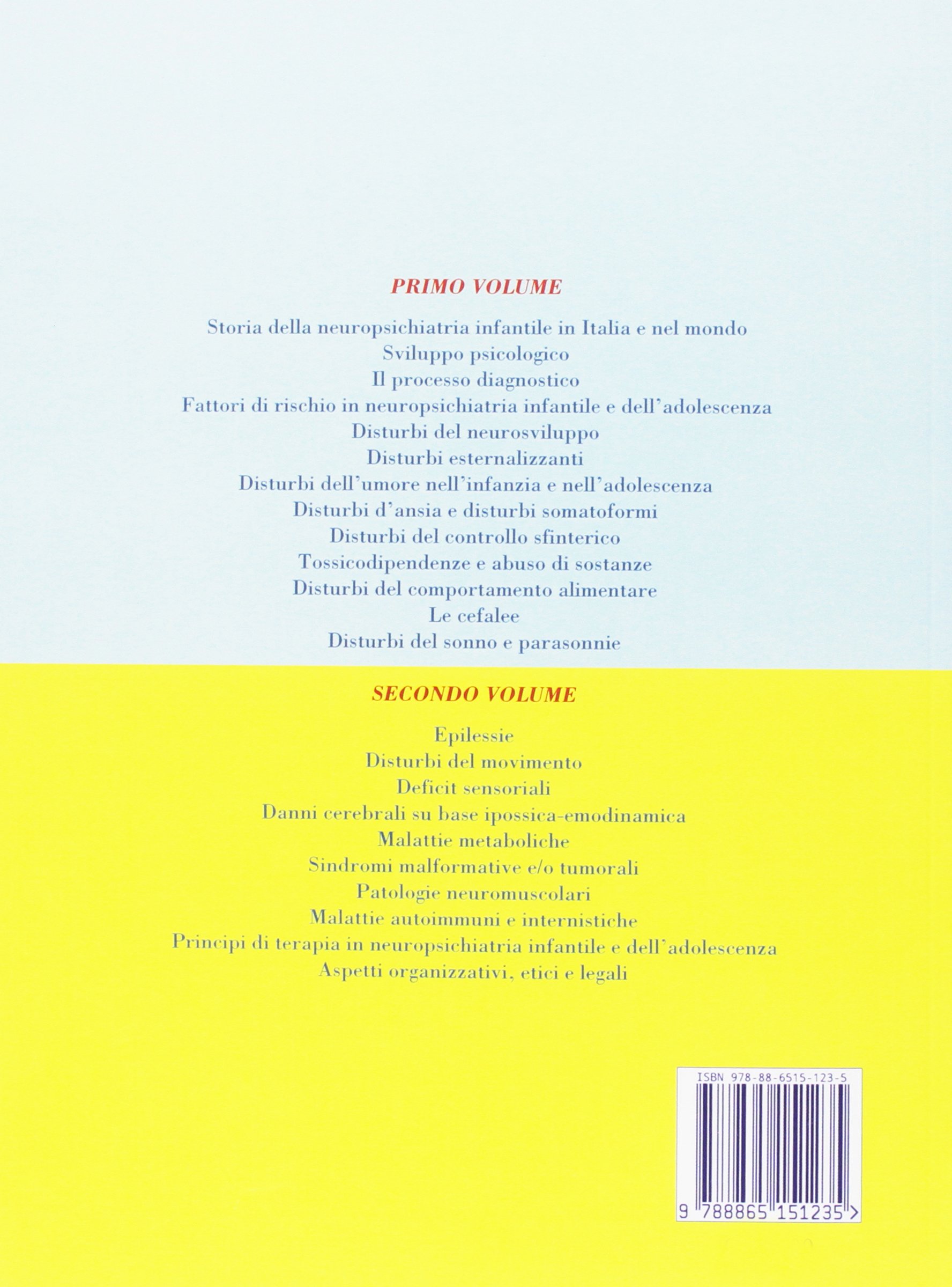 Manuale di neuropsichiatria infantile e dell'adolescenza [2 Volumi indivisibili]