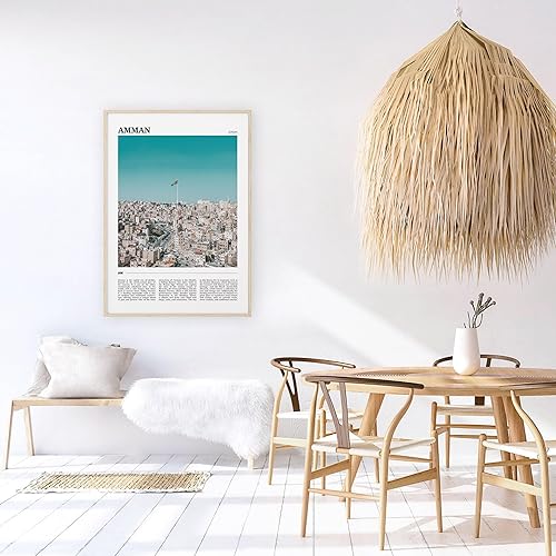 Miniatura 5 de Póster de viaje de Amman, arte de pared de Ammán, impresión de póster de ammán, foto de ammán, decoración de ammán, Jordania